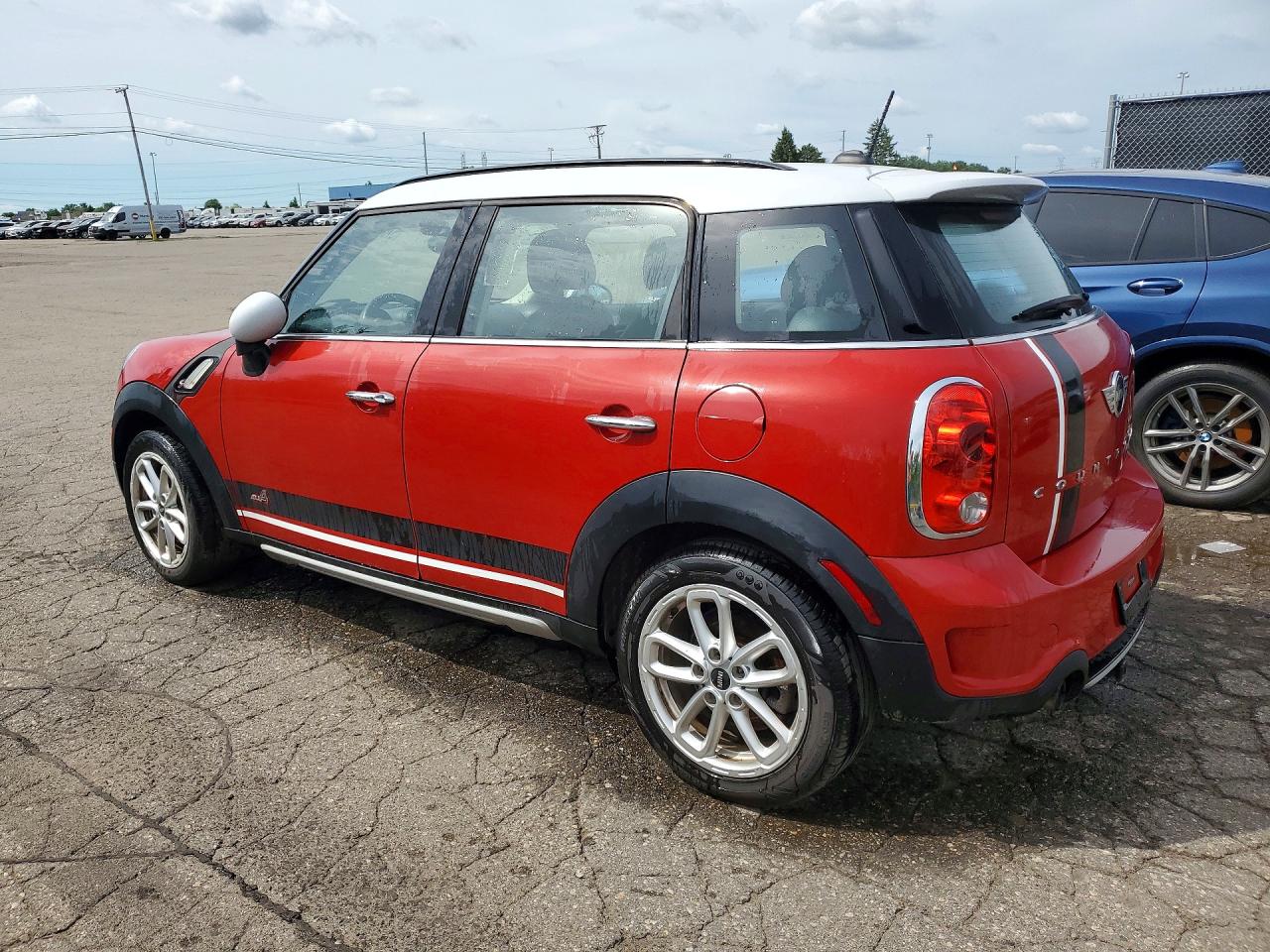 2015 Mini Cooper S Countryman Red vin: WMWZC5C50FWP44607