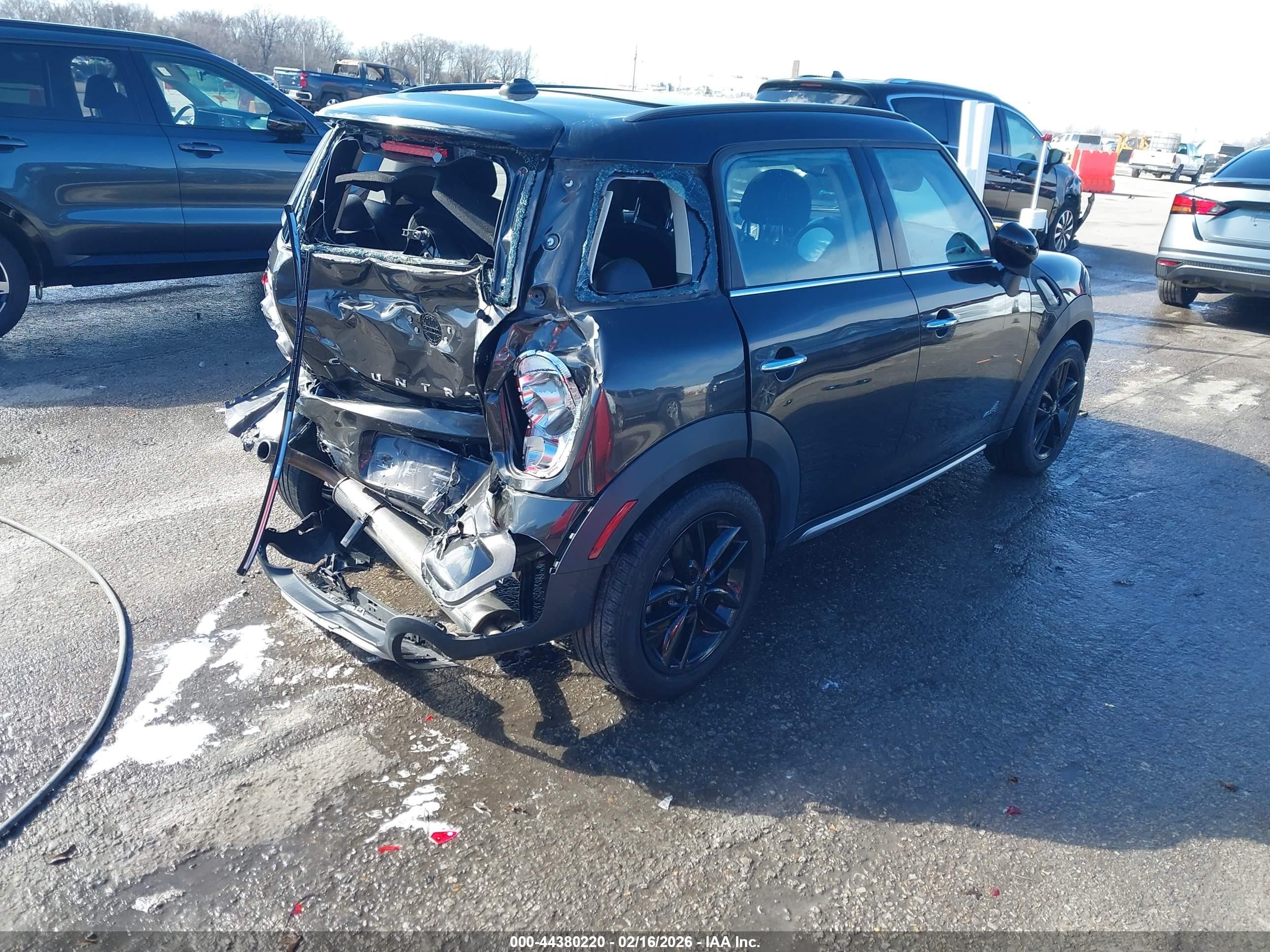 2015 Mini Countryman Cooper S Черный vin: WMWZC5C50FWP47068