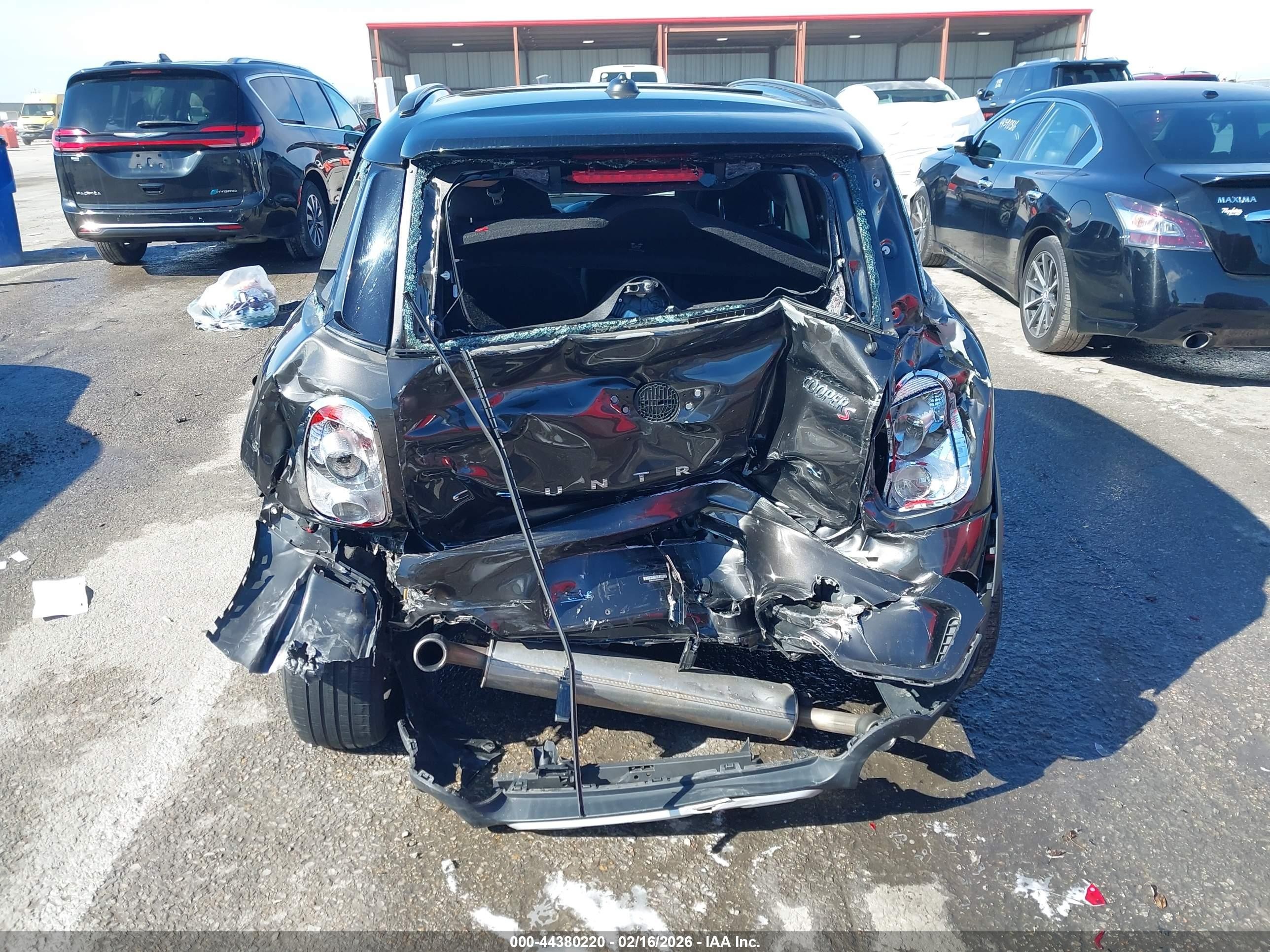2015 Mini Countryman Cooper S Черный vin: WMWZC5C50FWP47068