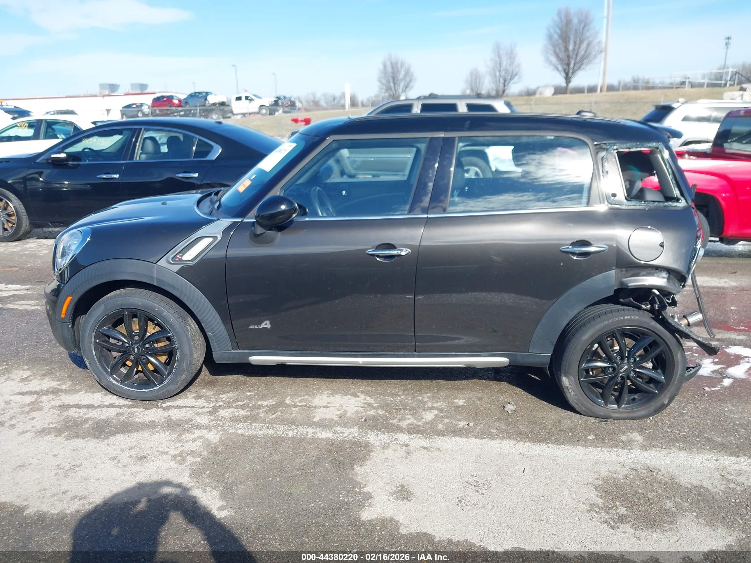 2015 Mini Countryman Cooper S Черный vin: WMWZC5C50FWP47068