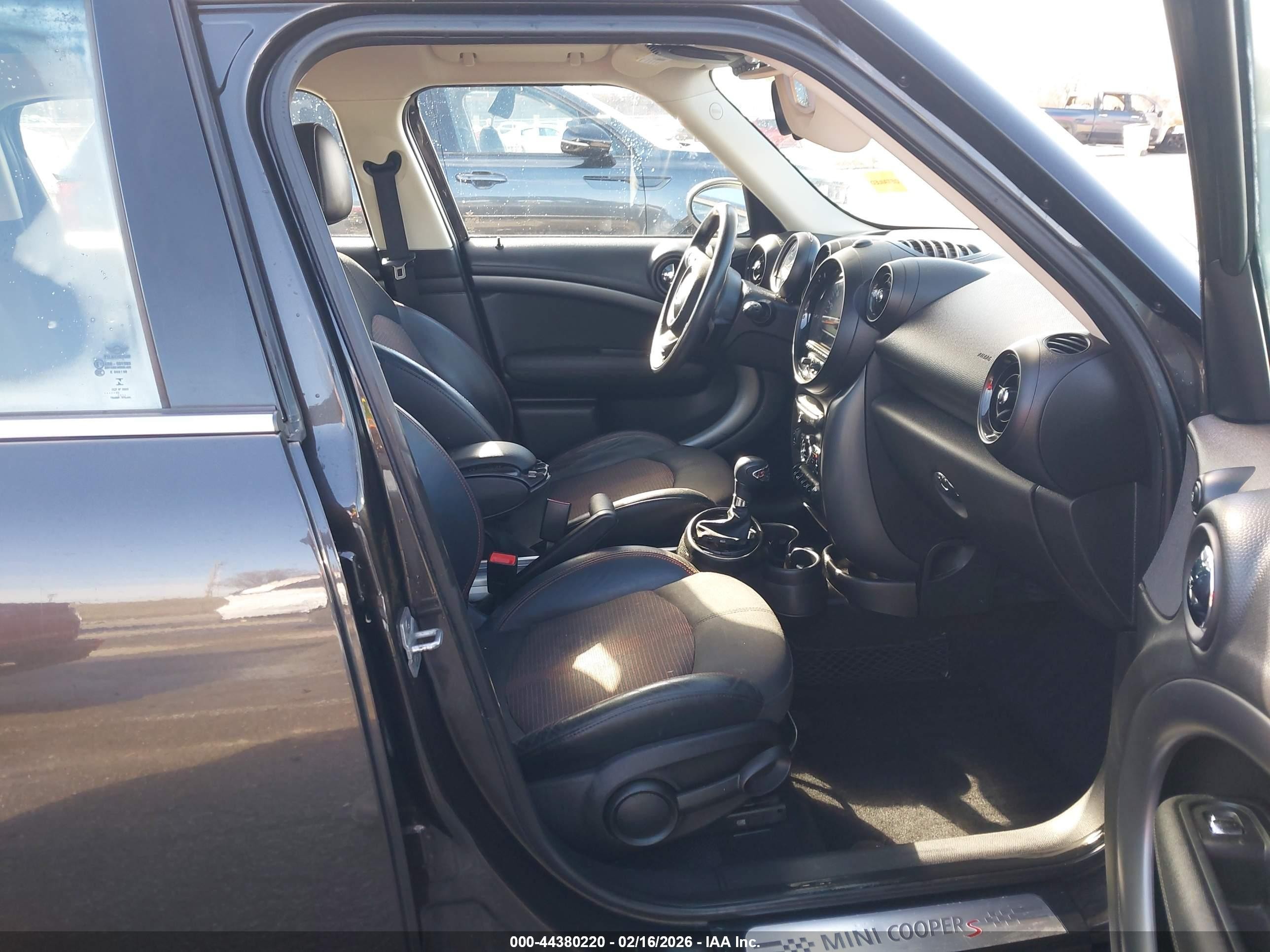 2015 Mini Countryman Cooper S Черный vin: WMWZC5C50FWP47068