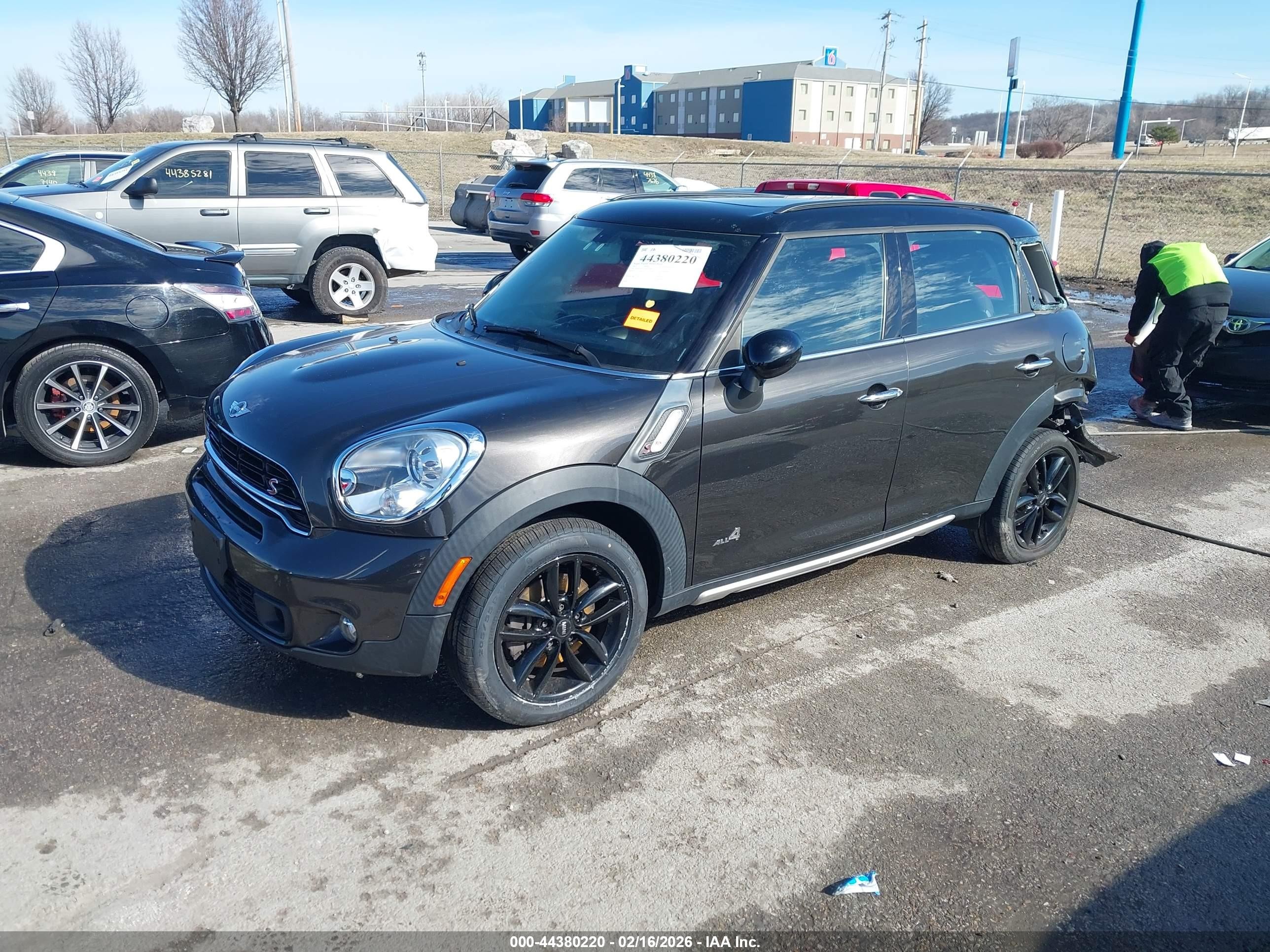 2015 Mini Countryman Cooper S Черный vin: WMWZC5C50FWP47068
