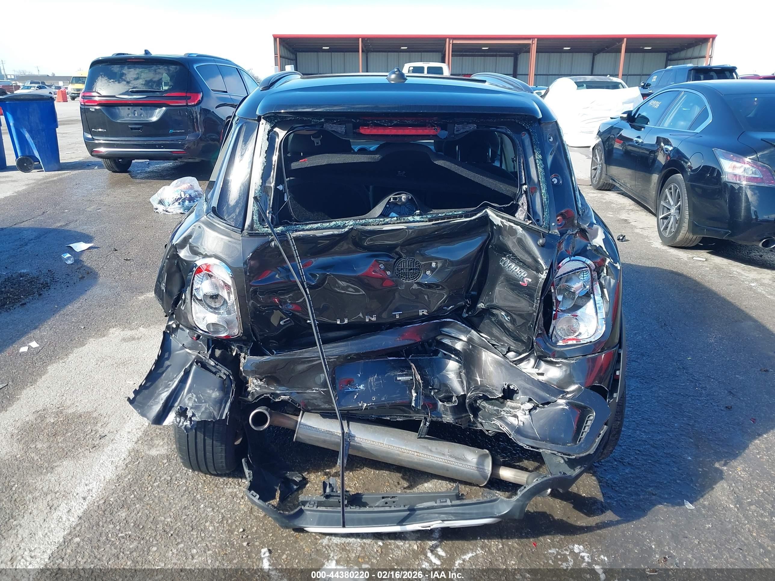 2015 Mini Countryman Cooper S Черный vin: WMWZC5C50FWP47068