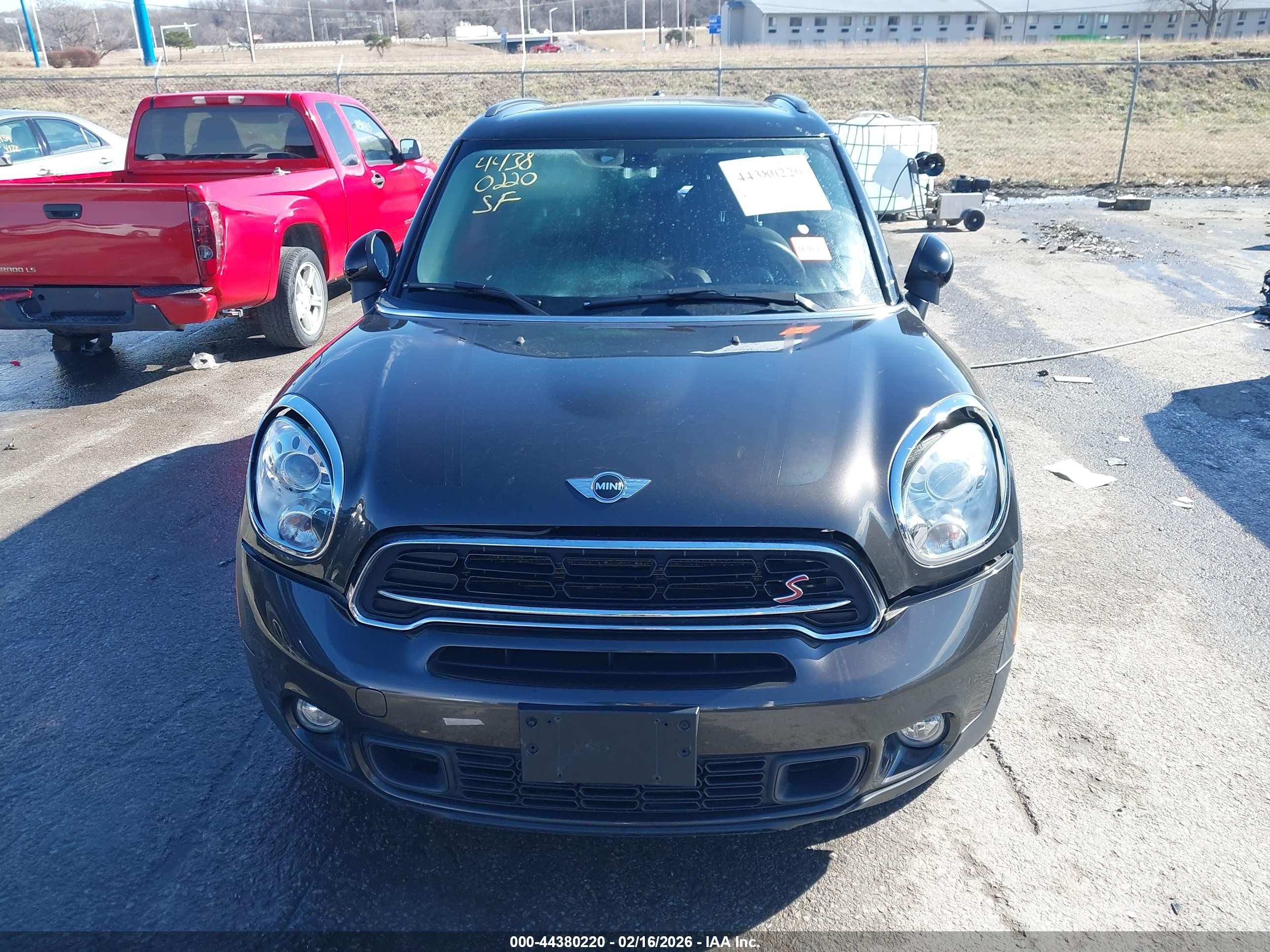 2015 Mini Countryman Cooper S Черный vin: WMWZC5C50FWP47068