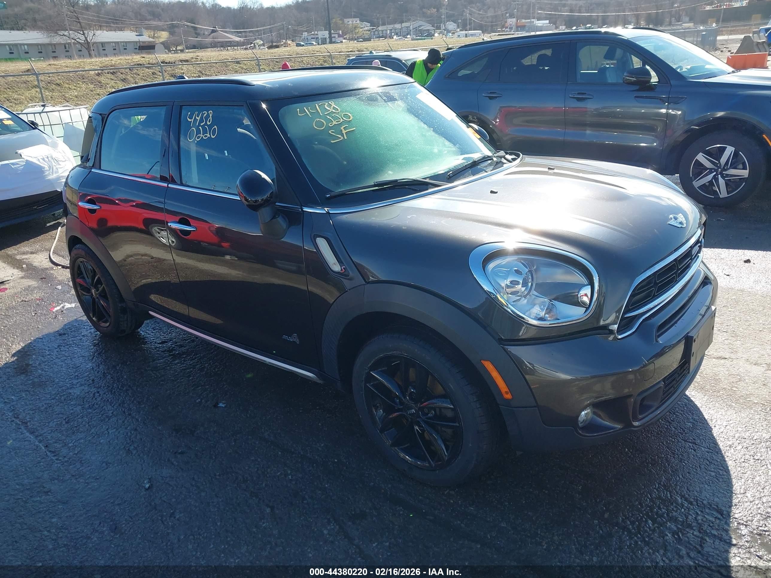 2015 Mini Countryman Cooper S Черный vin: WMWZC5C50FWP47068