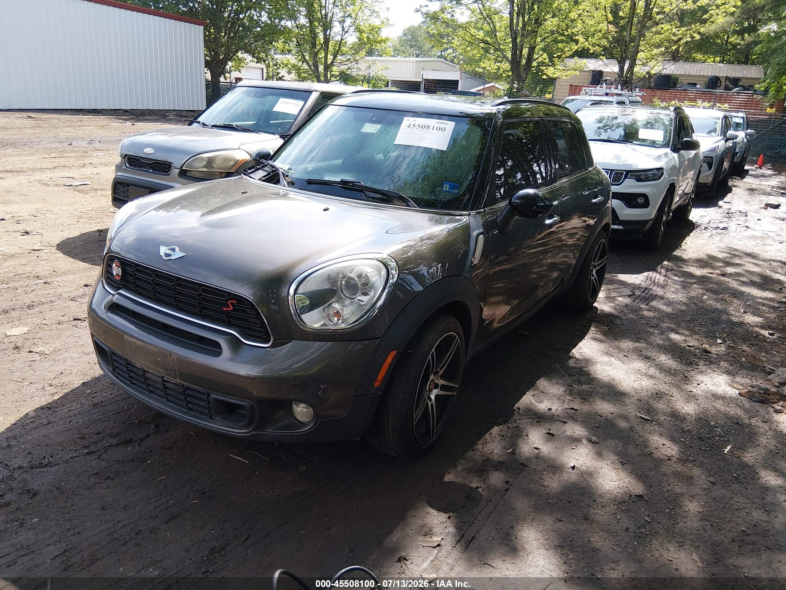2012 Mini Cooper S Countryman   Black vin: WMWZC5C51CWL59083