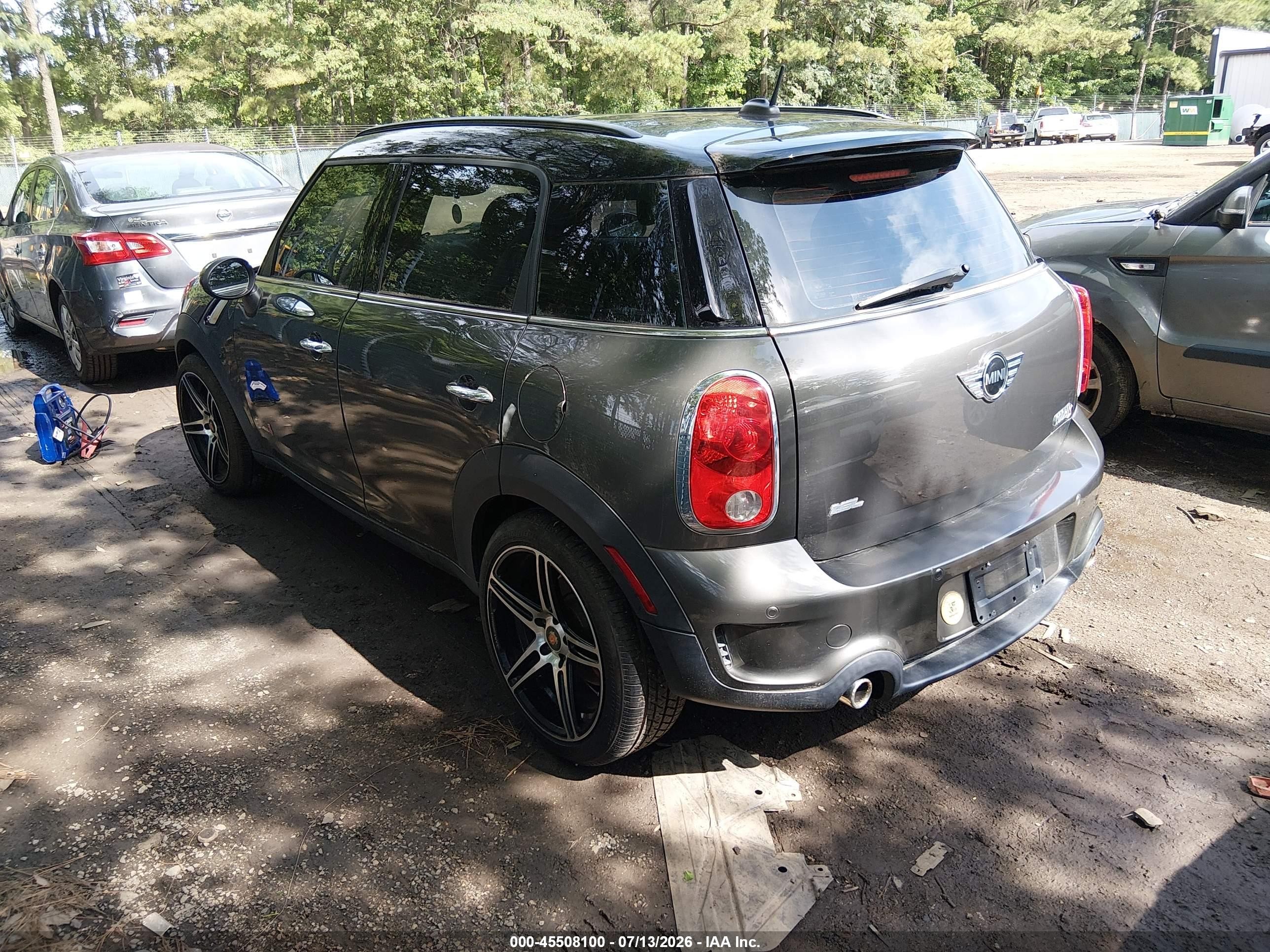 2012 Mini Cooper S Countryman   Black vin: WMWZC5C51CWL59083