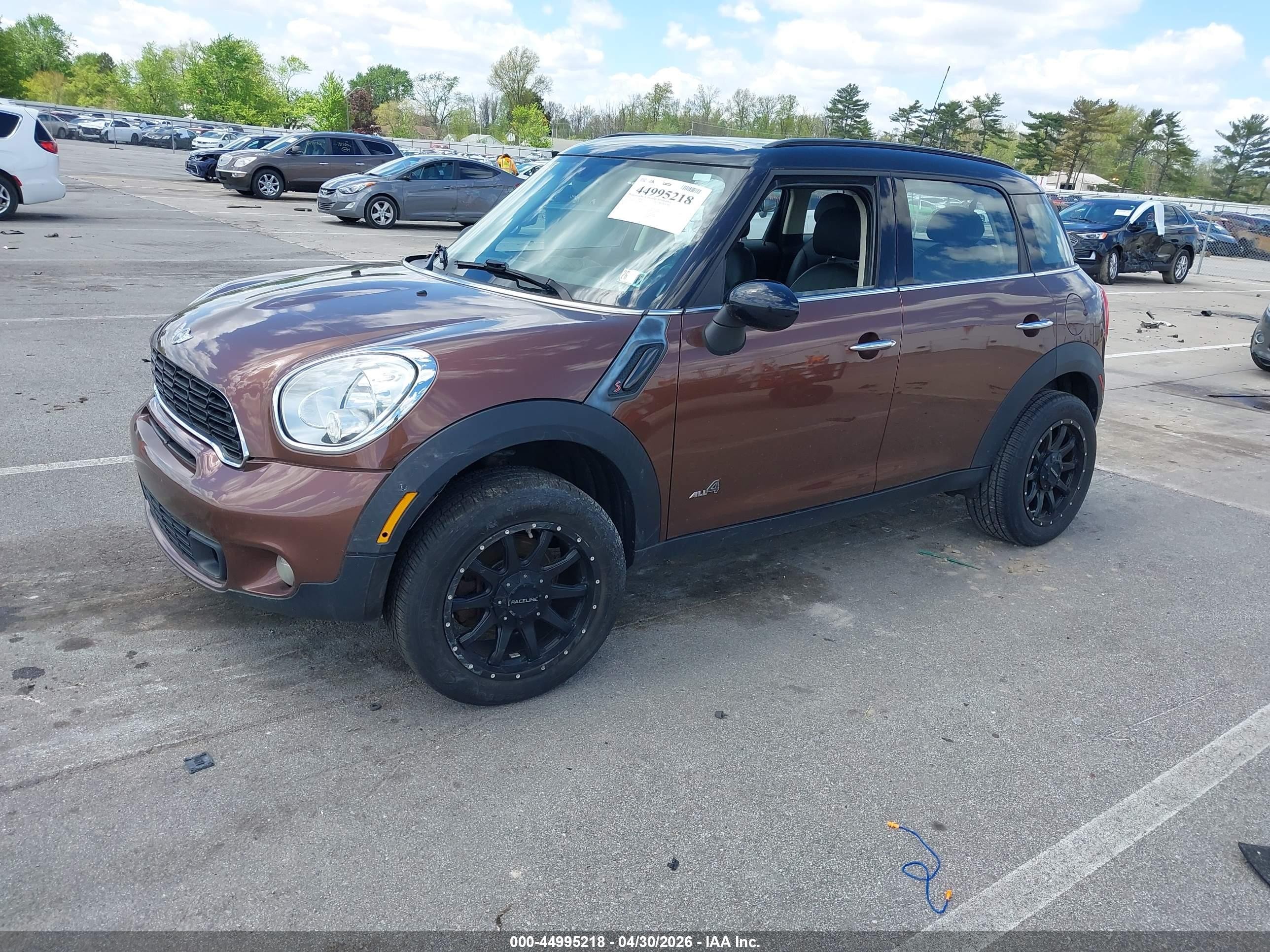 2013 Mini Countryman Cooper S Brown vin: WMWZC5C51DWP30325
