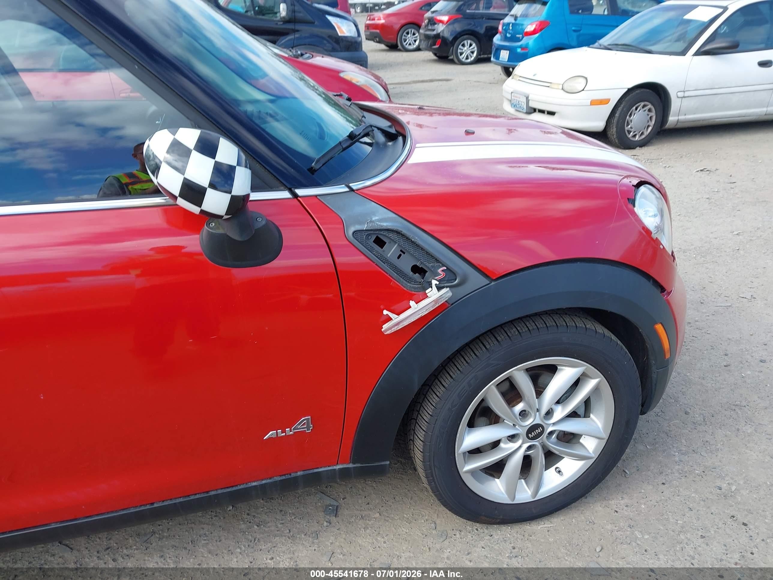 2013 Mini Countryman Cooper S Red vin: WMWZC5C51DWP32124