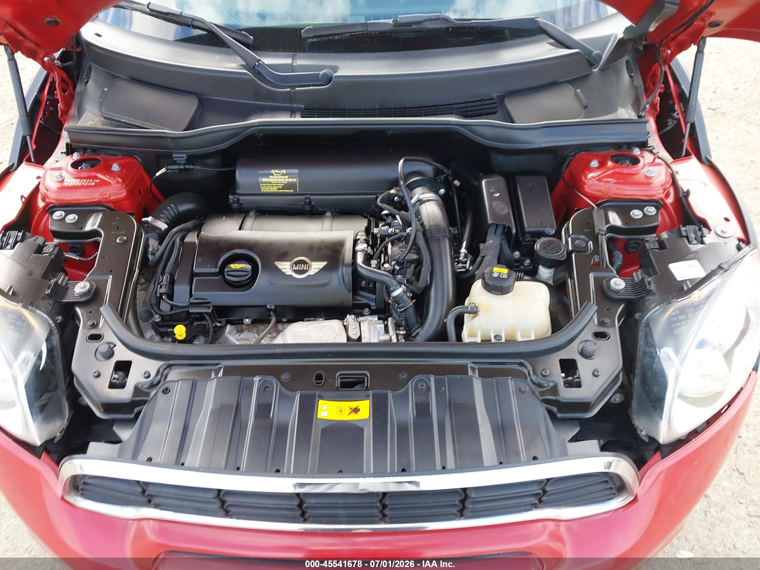 2013 Mini Countryman Cooper S Red vin: WMWZC5C51DWP32124