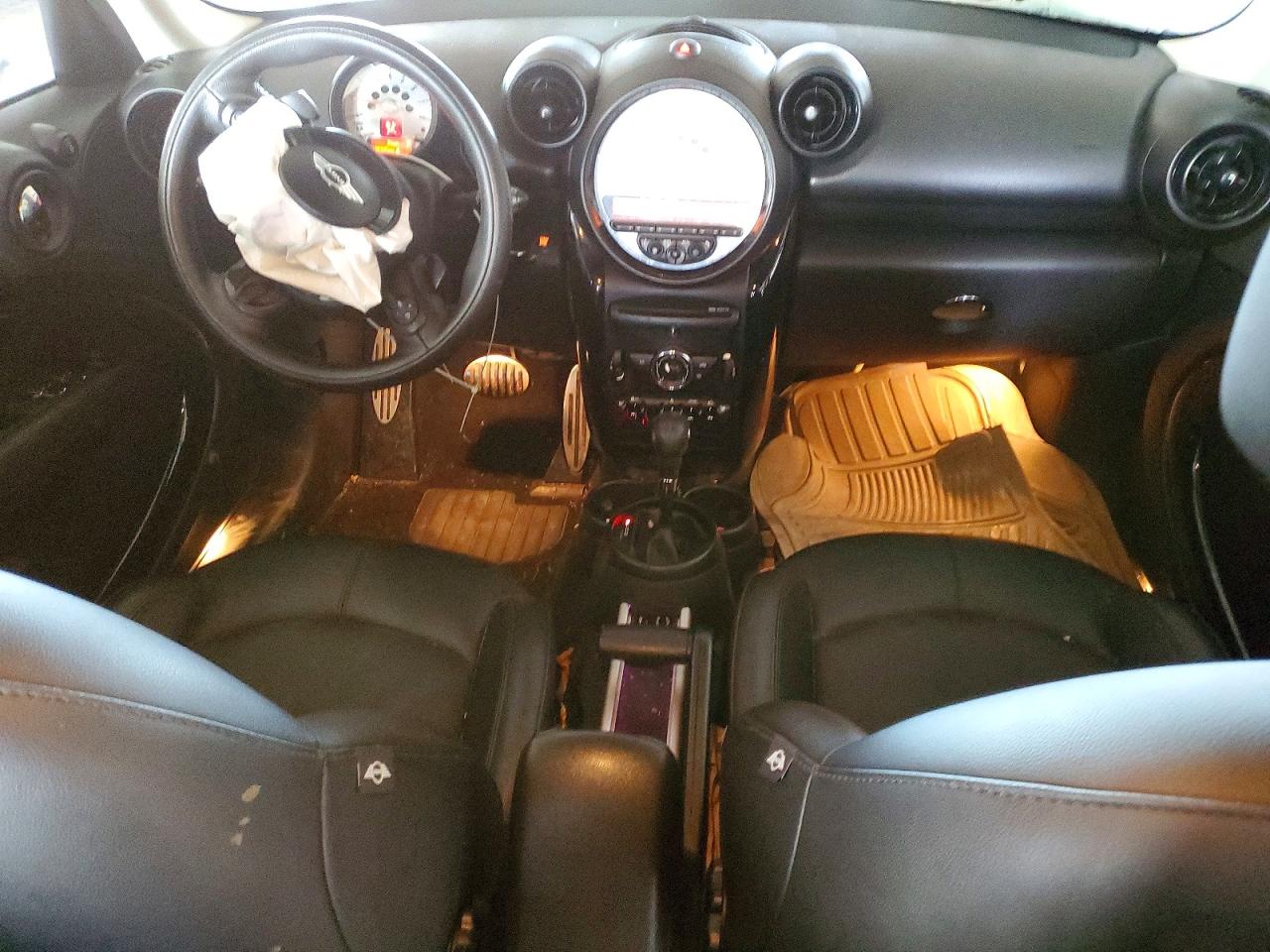2013 Mini Cooper S Countryman Black vin: WMWZC5C51DWP34360