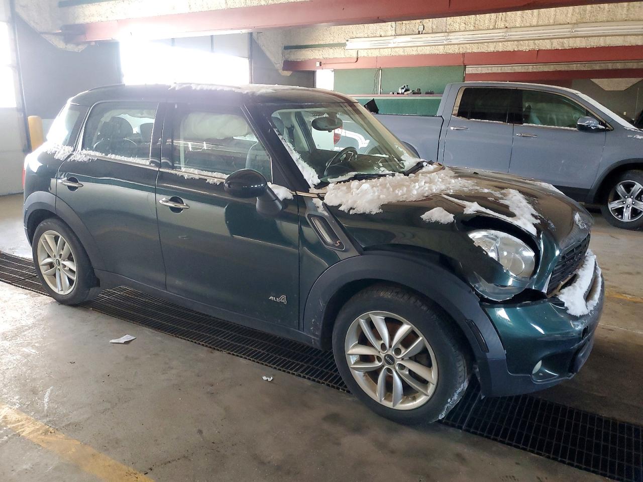2013 Mini Cooper S Countryman Black vin: WMWZC5C51DWP34360