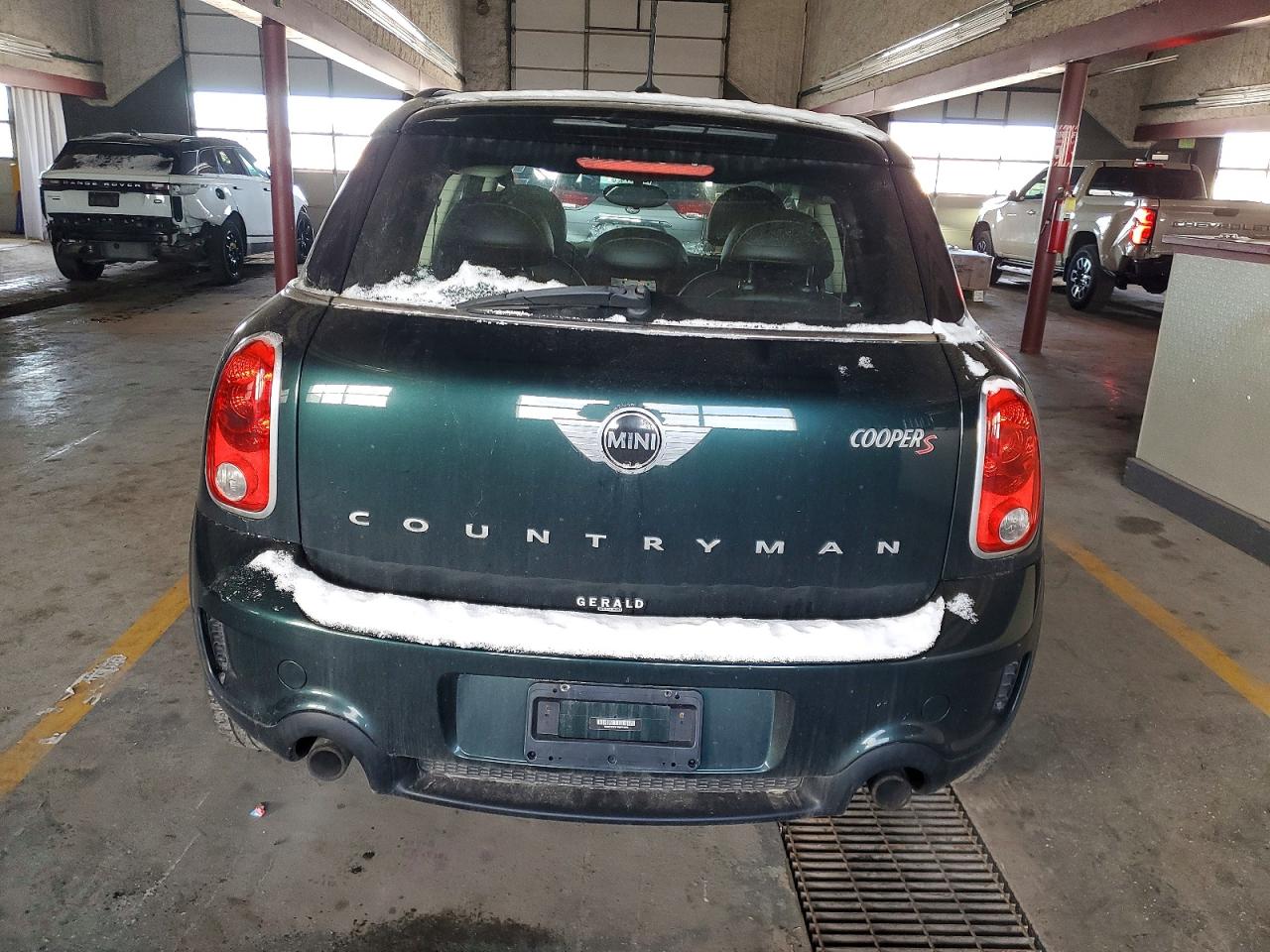 2013 Mini Cooper S Countryman Black vin: WMWZC5C51DWP34360