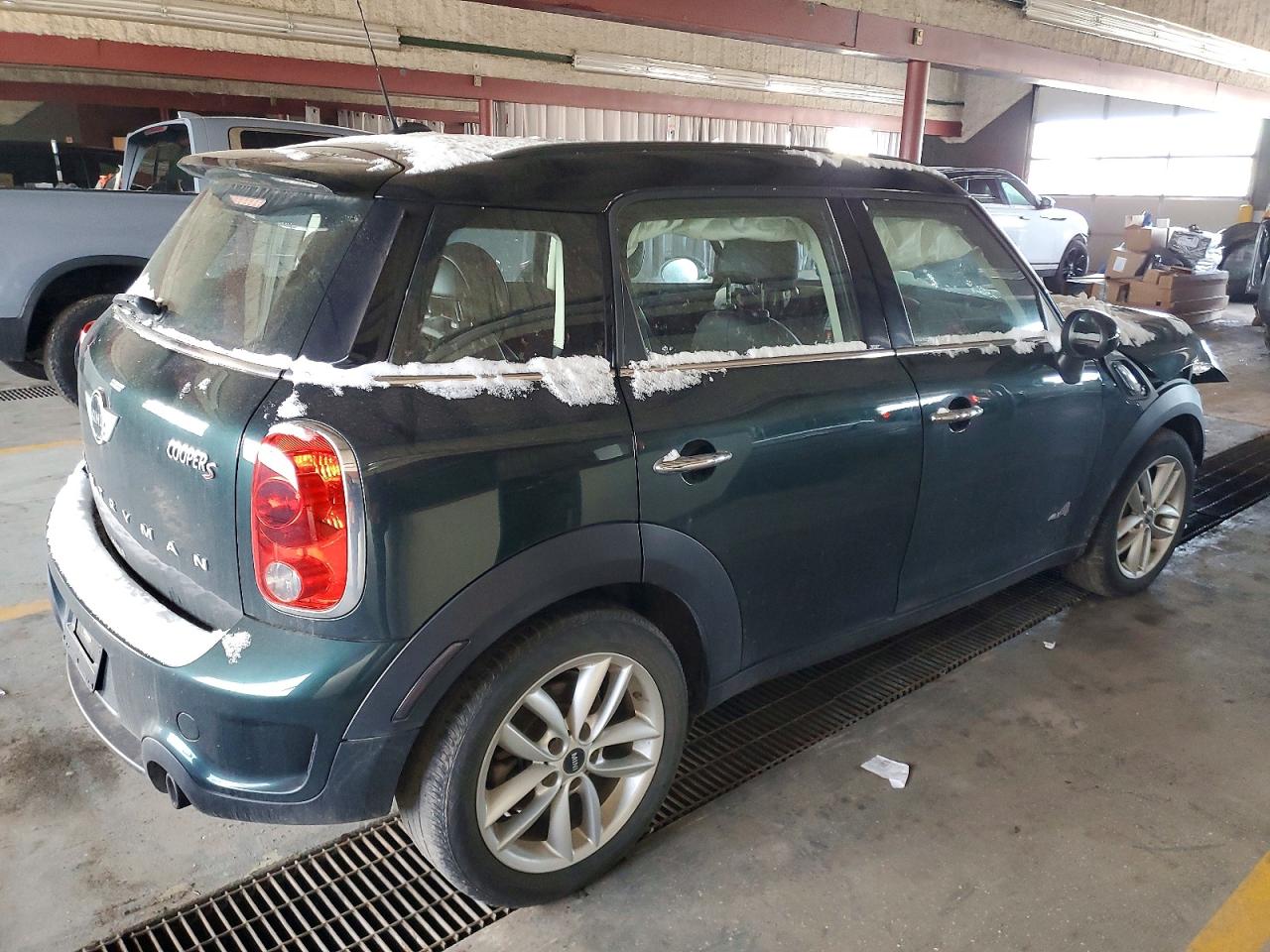 2013 Mini Cooper S Countryman Black vin: WMWZC5C51DWP34360