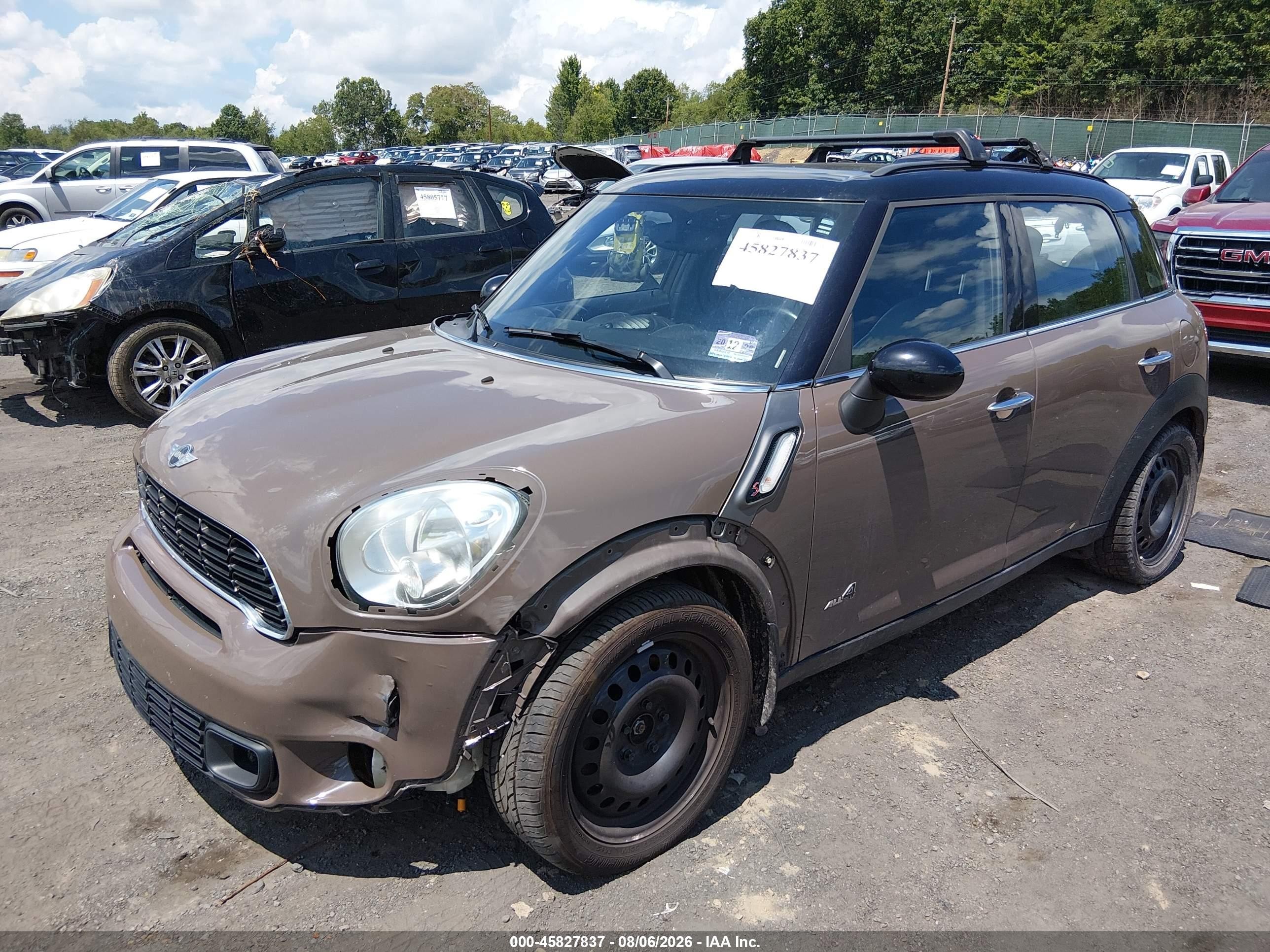 2014 Mini Countryman Cooper S Brown vin: WMWZC5C51EWP35655