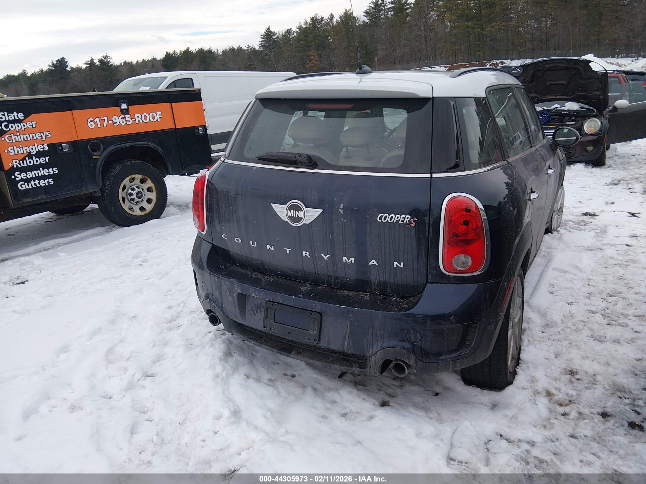 2014 Mini Countryman Cooper S Blue vin: WMWZC5C51EWP35767