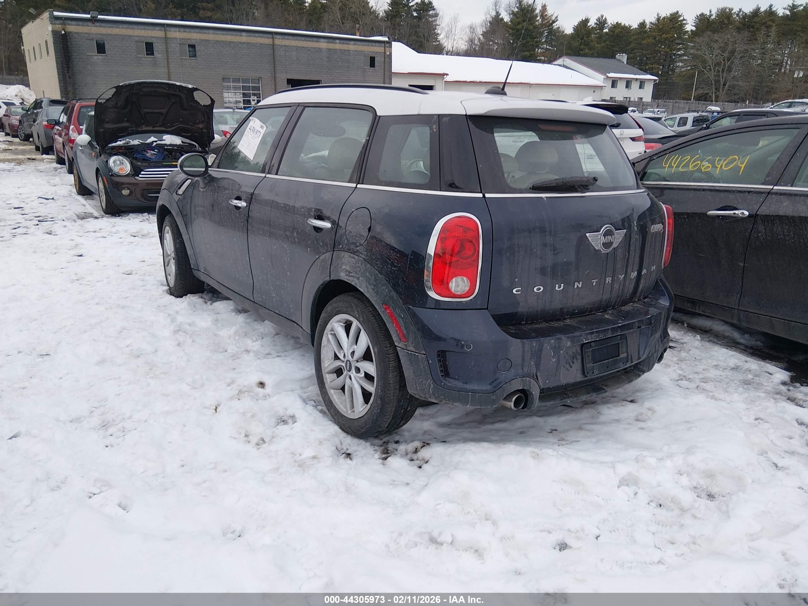 2014 Mini Countryman Cooper S Blue vin: WMWZC5C51EWP35767