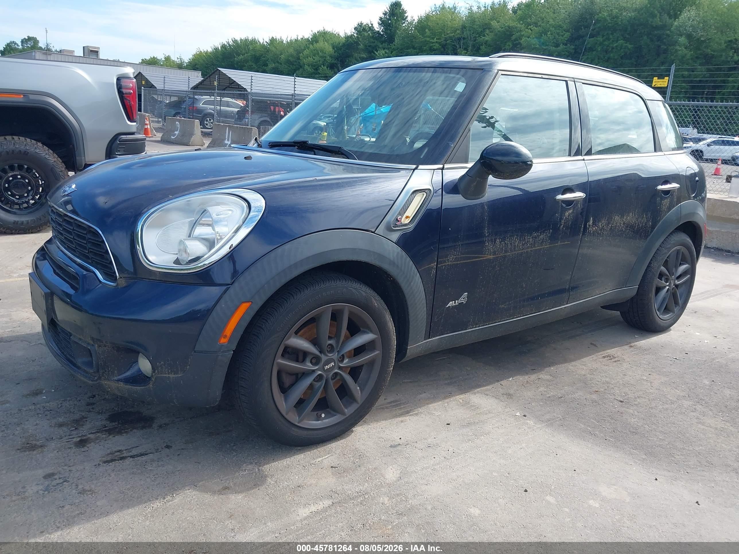 2014 Mini Countryman Cooper S Blue vin: WMWZC5C51EWP39270