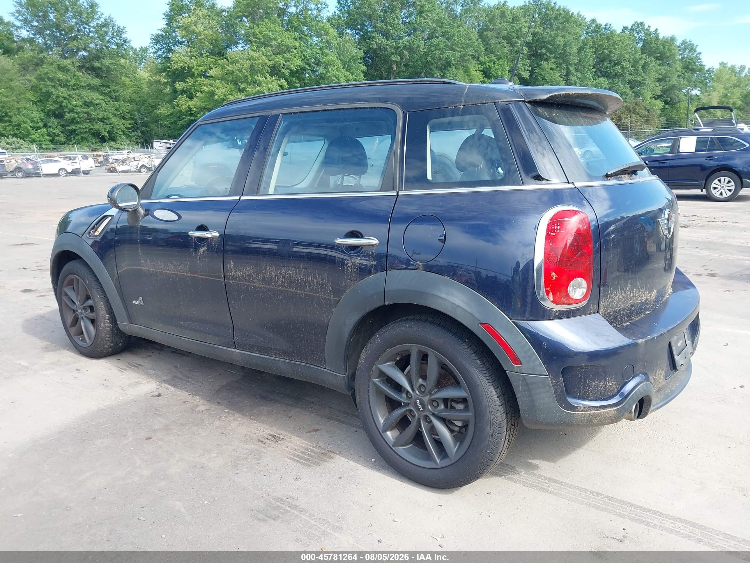 2014 Mini Countryman Cooper S Blue vin: WMWZC5C51EWP39270