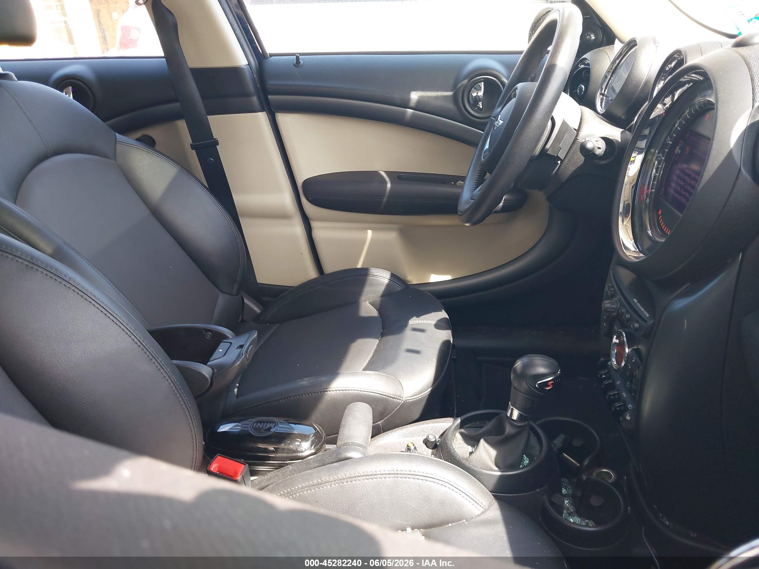 2015 Mini Countryman Cooper S Синий vin: WMWZC5C51FWP42980