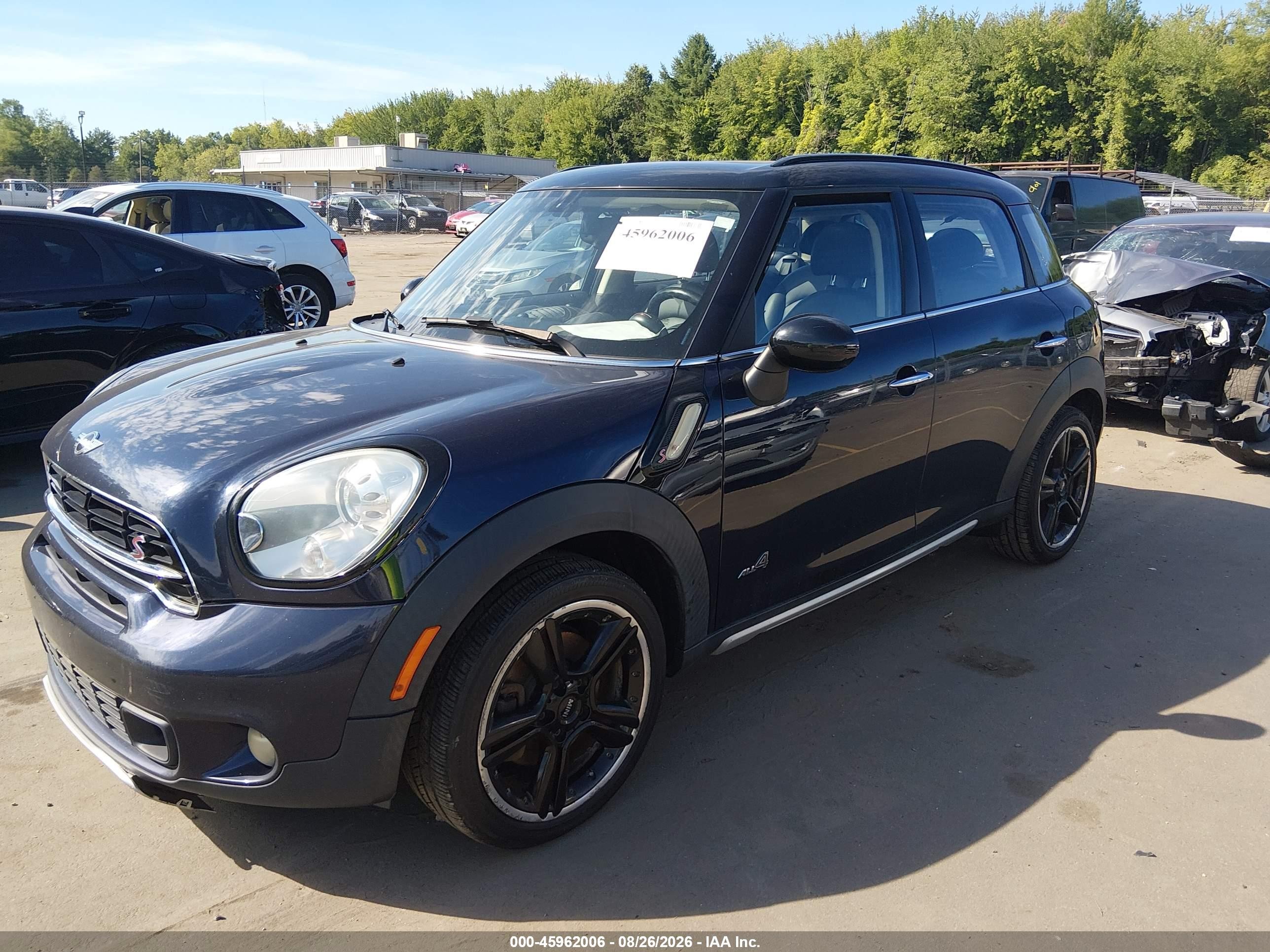 2015 Mini Countryman Cooper S Dark Blue vin: WMWZC5C51FWP46110