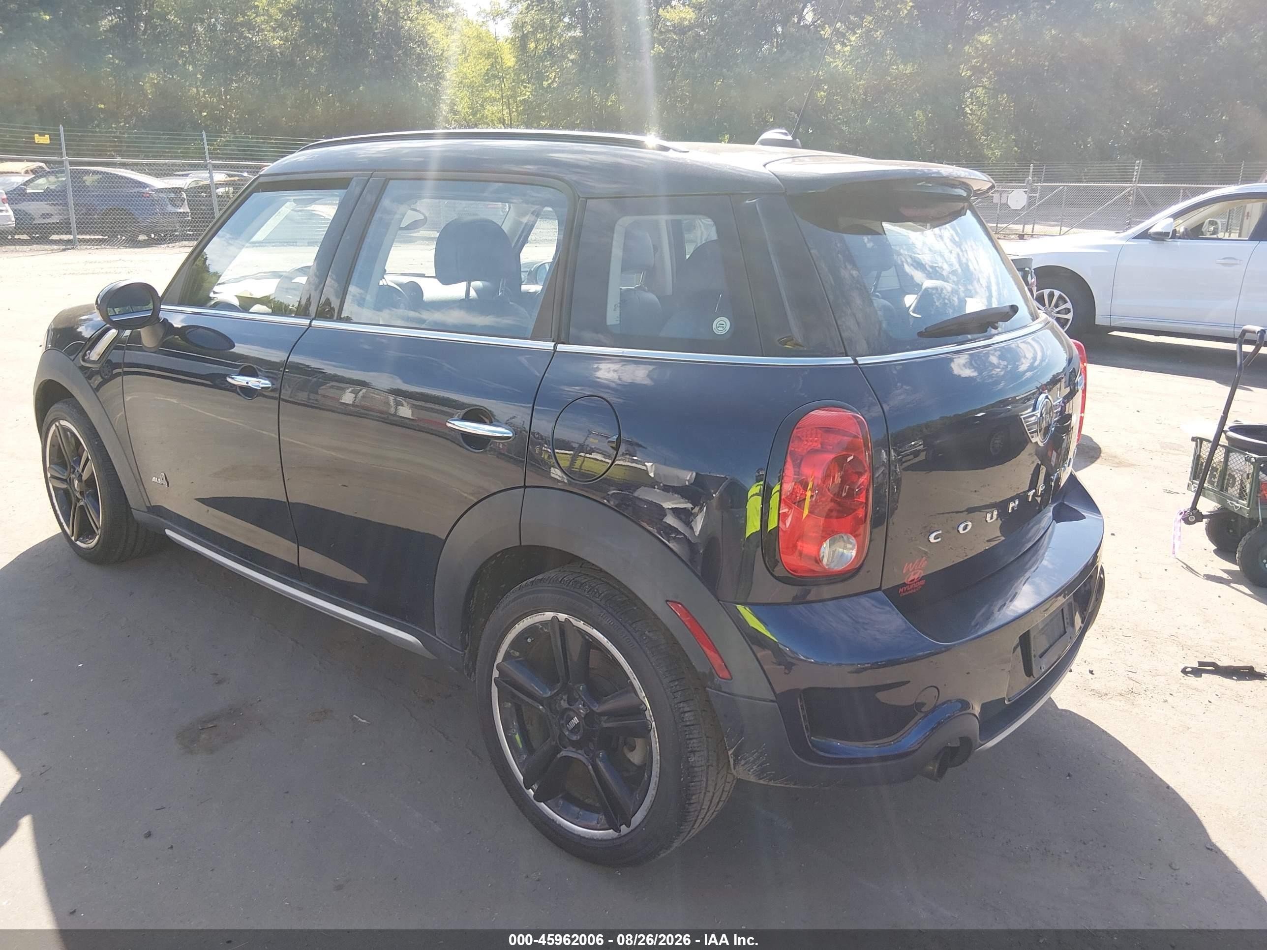 2015 Mini Countryman Cooper S Dark Blue vin: WMWZC5C51FWP46110