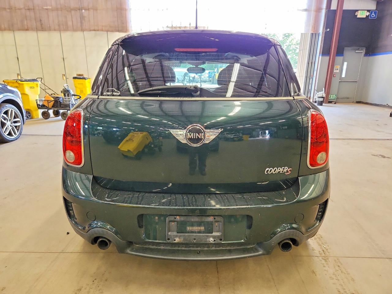 2012 Mini Cooper S Countryman Green vin: WMWZC5C52CWL57052