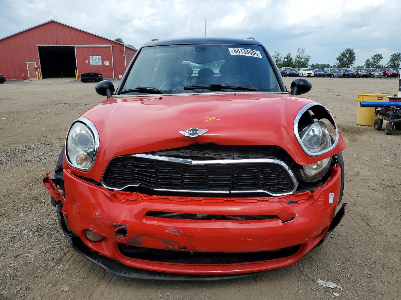 2012 Mini Cooper S Countryman Red vin: WMWZC5C52CWL59268