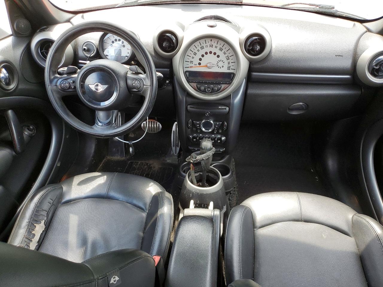 2012 Mini Cooper S Countryman Red vin: WMWZC5C52CWL59268