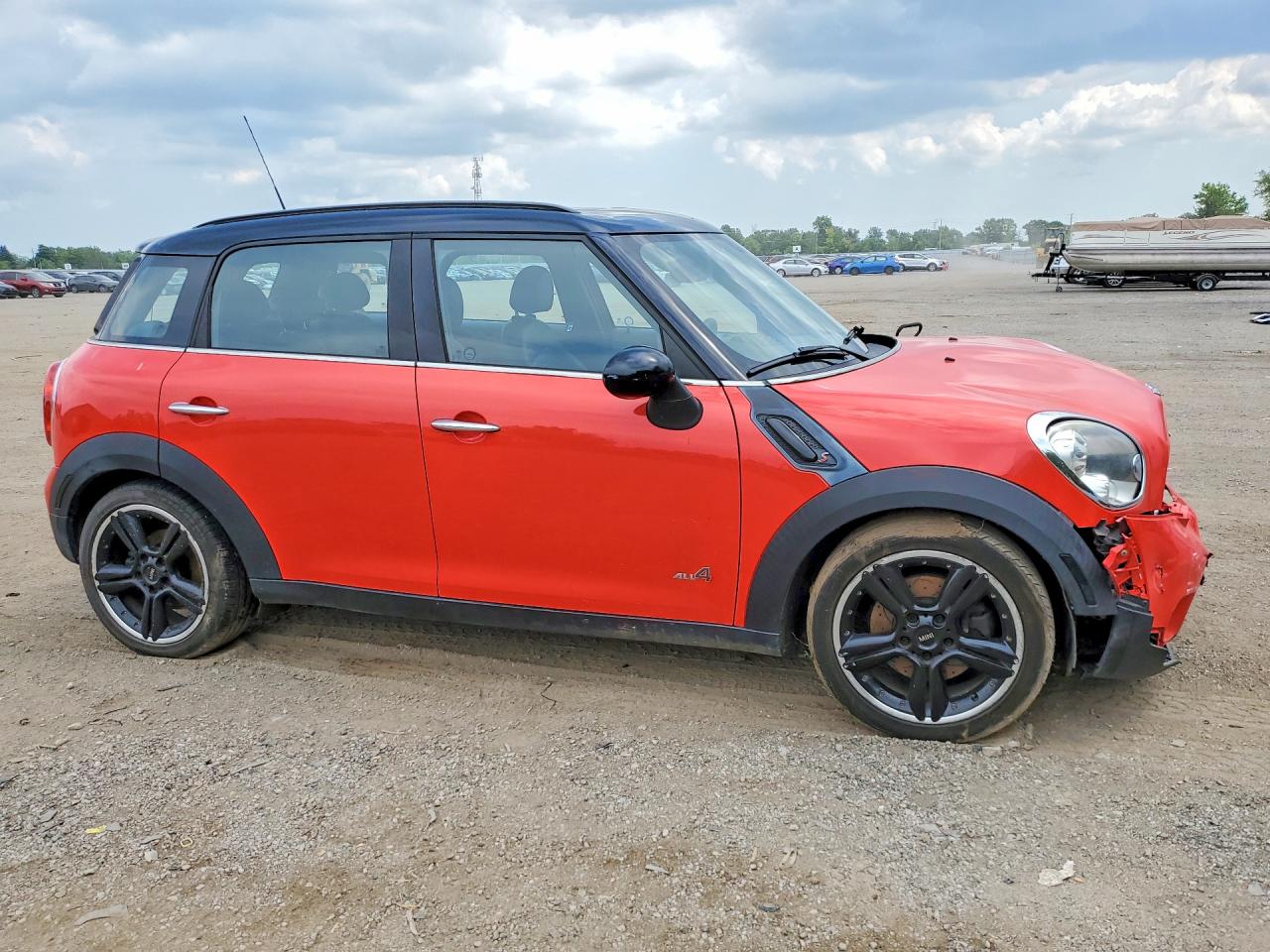 2012 Mini Cooper S Countryman Red vin: WMWZC5C52CWL59268