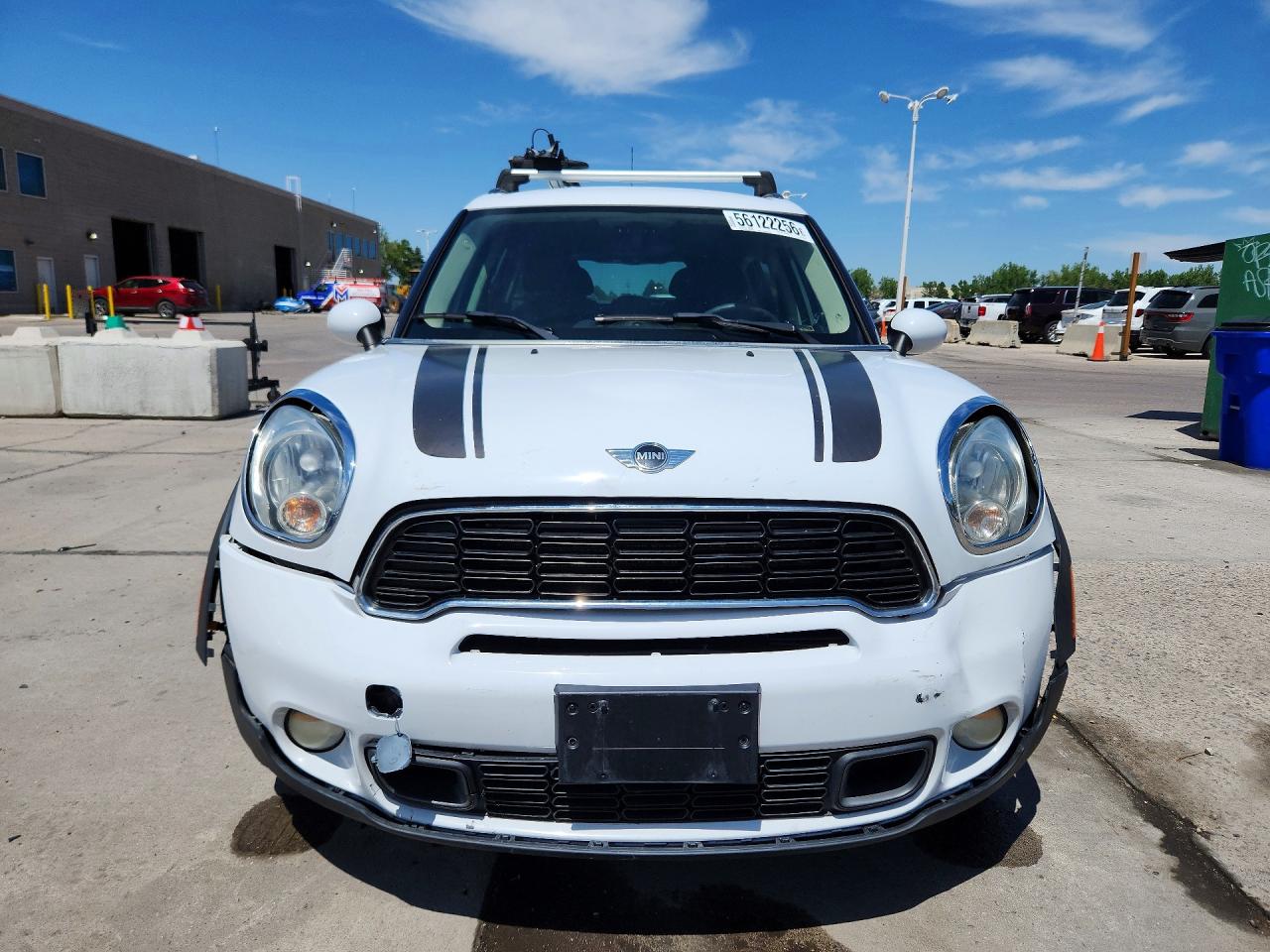 2012 Mini Cooper S Countryman White vin: WMWZC5C52CWL61375