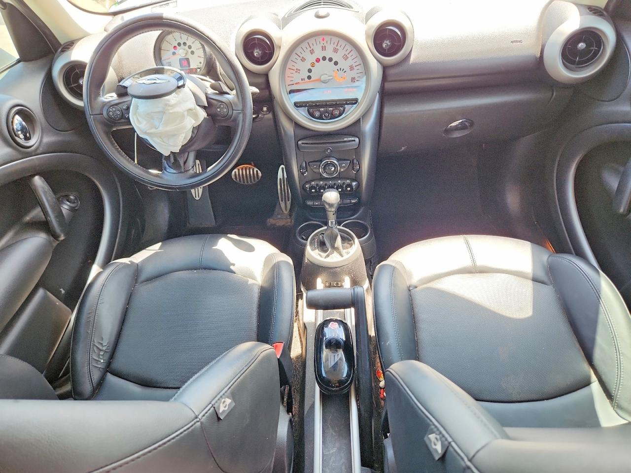 2012 Mini Cooper S Countryman White vin: WMWZC5C52CWL61375