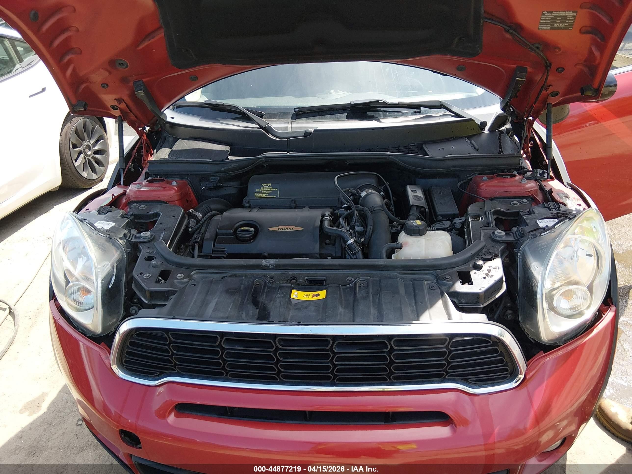 2013 Mini Countryman Cooper S Red vin: WMWZC5C52DWP30303
