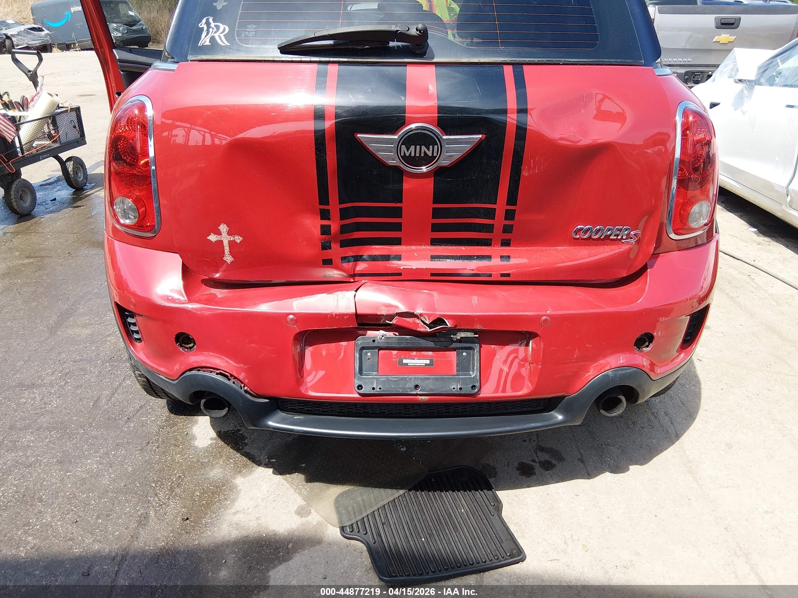 2013 Mini Countryman Cooper S Red vin: WMWZC5C52DWP30303