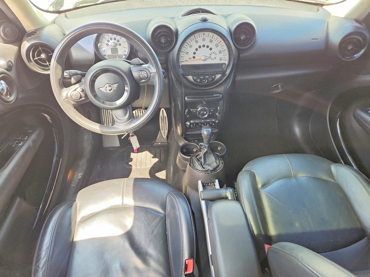 2013 Mini Cooper S Countryman White vin: WMWZC5C52DWP32374