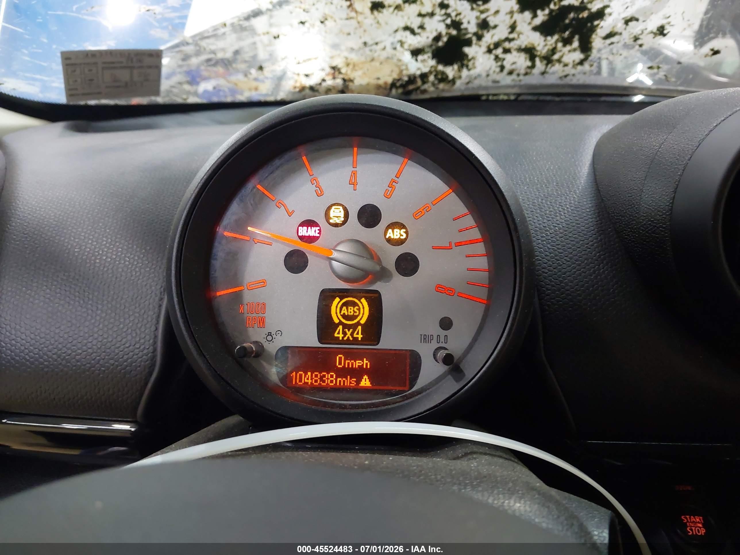 2014 Mini Countryman Cooper S Blue vin: WMWZC5C52EWM18516