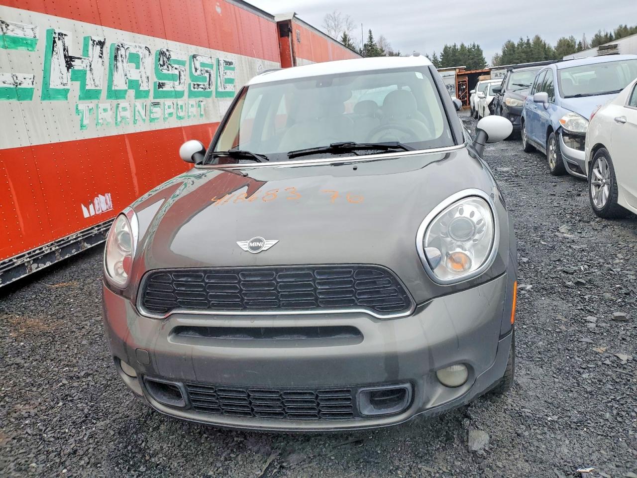 2014 Mini Cooper S Countryman Gray vin: WMWZC5C52EWP37964