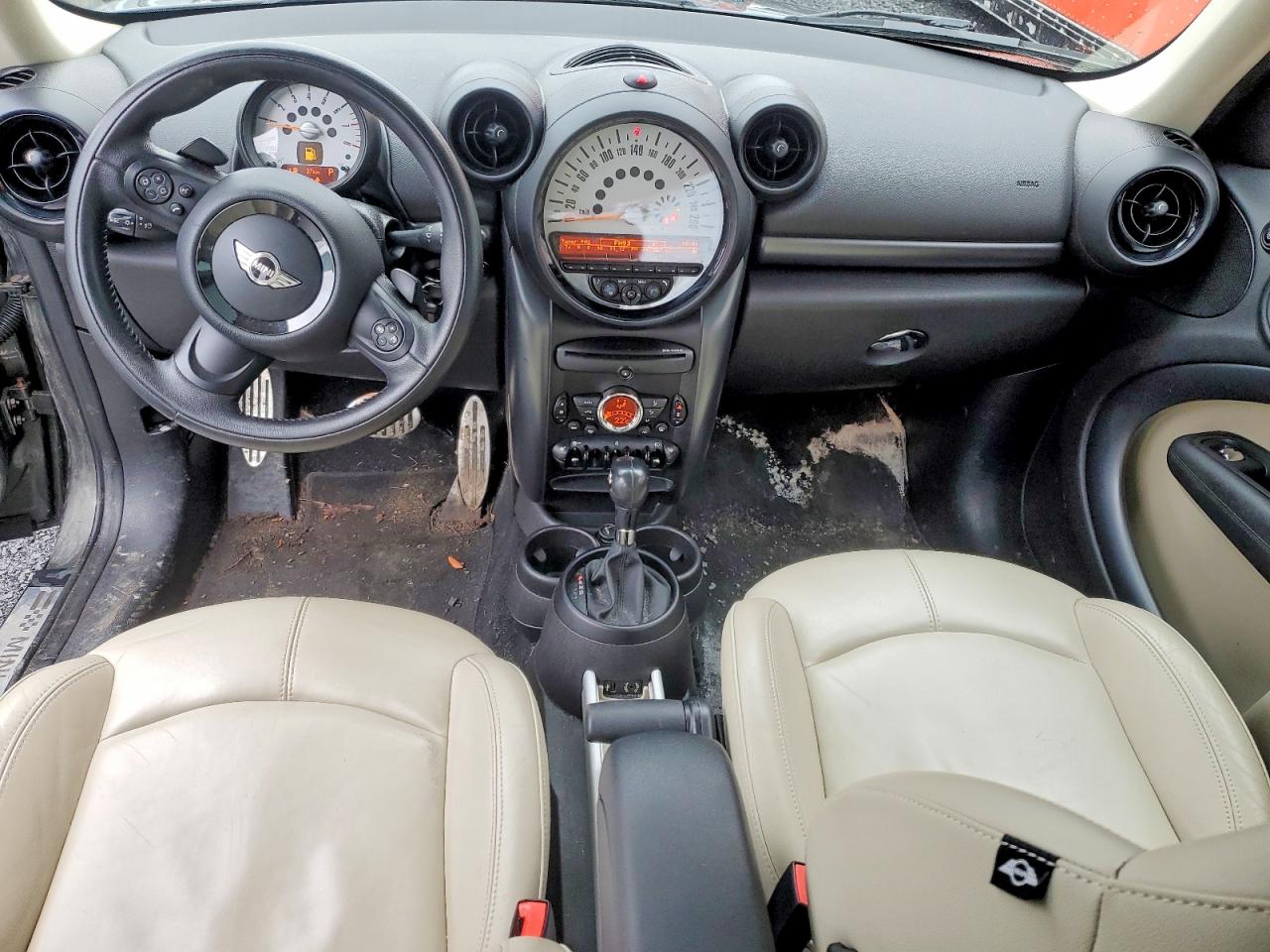 2014 Mini Cooper S Countryman Gray vin: WMWZC5C52EWP37964