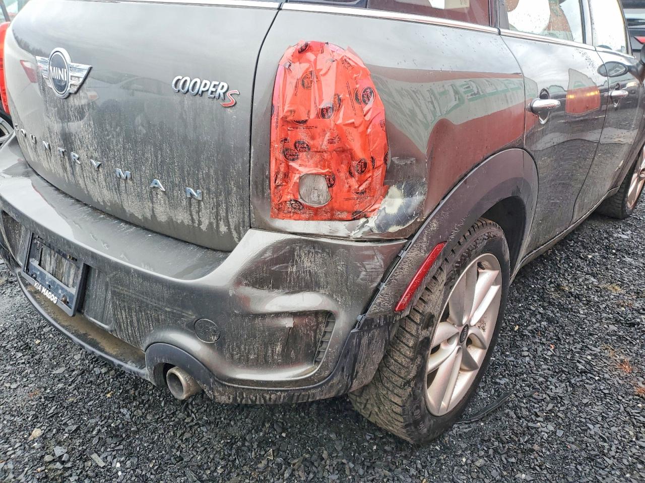 2014 Mini Cooper S Countryman Gray vin: WMWZC5C52EWP37964