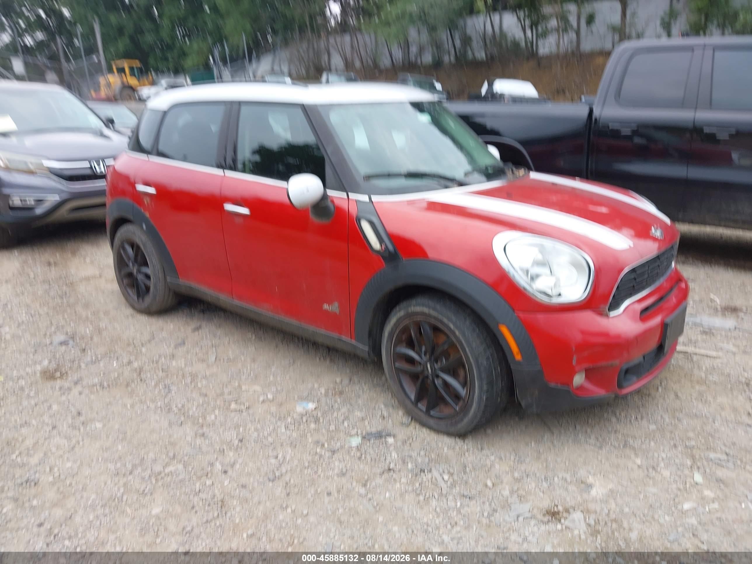 2014 Mini Countryman Cooper S Красный vin: WMWZC5C52EWP38399