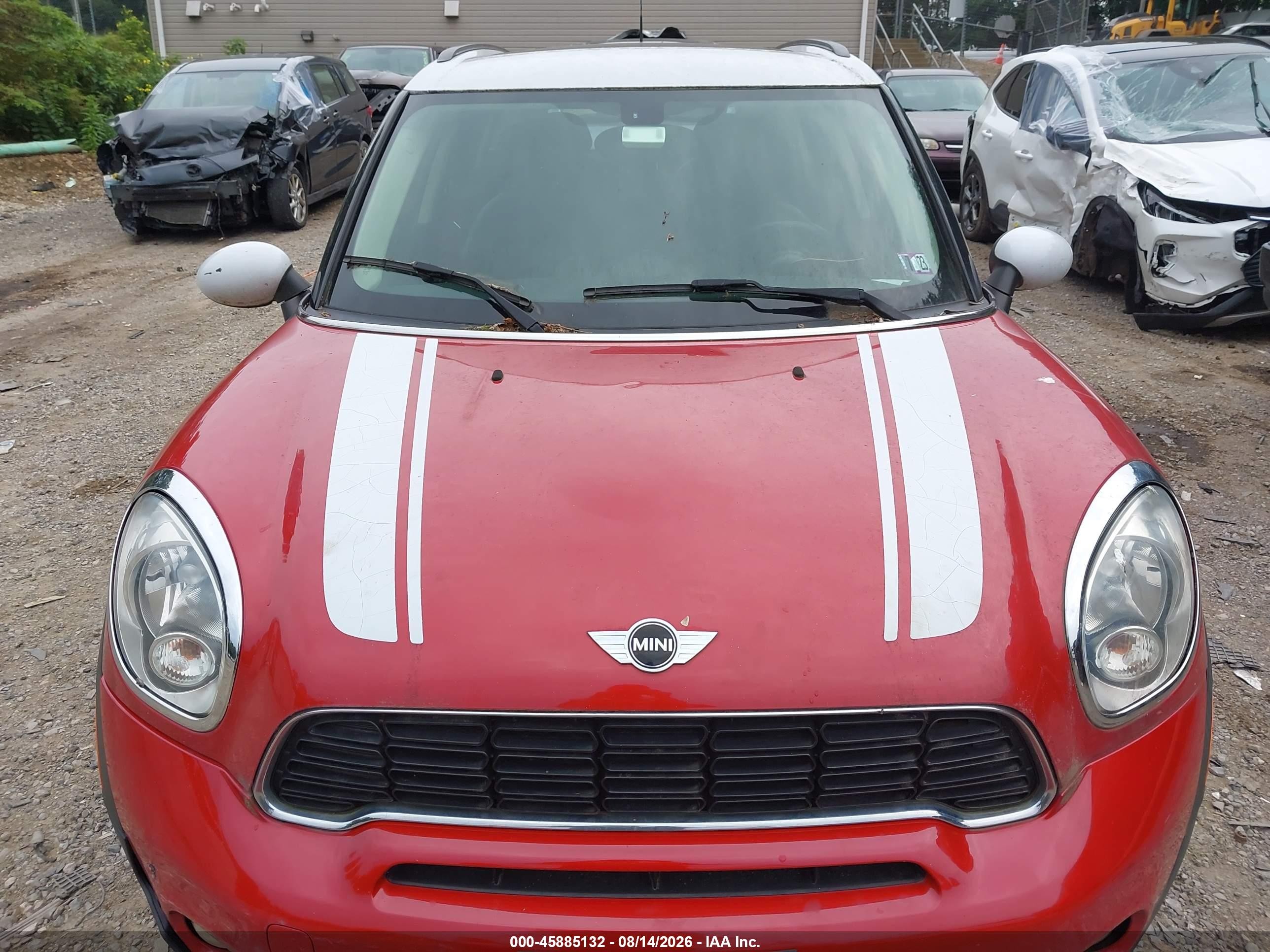 2014 Mini Countryman Cooper S Красный vin: WMWZC5C52EWP38399
