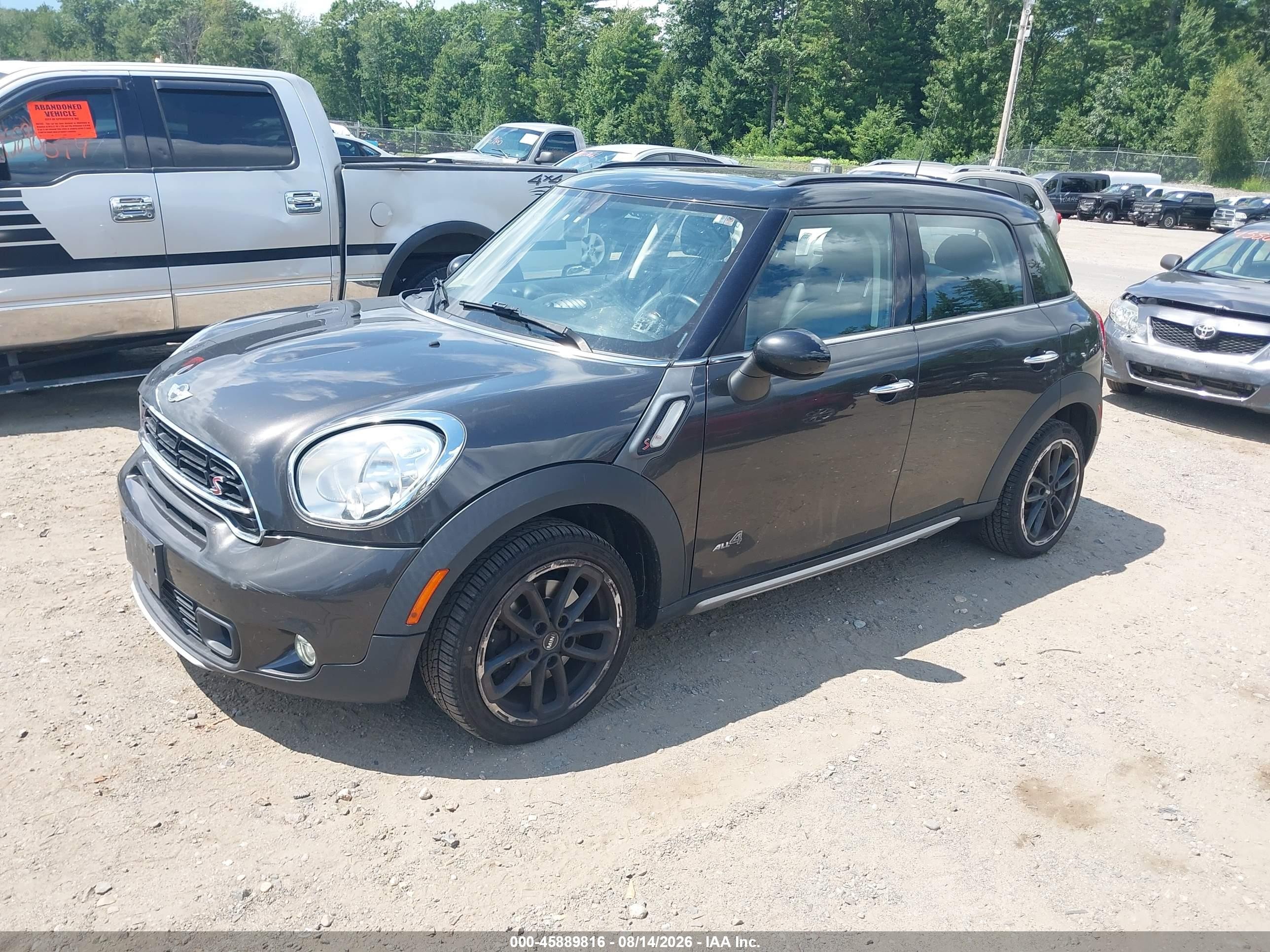 2015 Mini Countryman Cooper S Серый vin: WMWZC5C52FWP43426