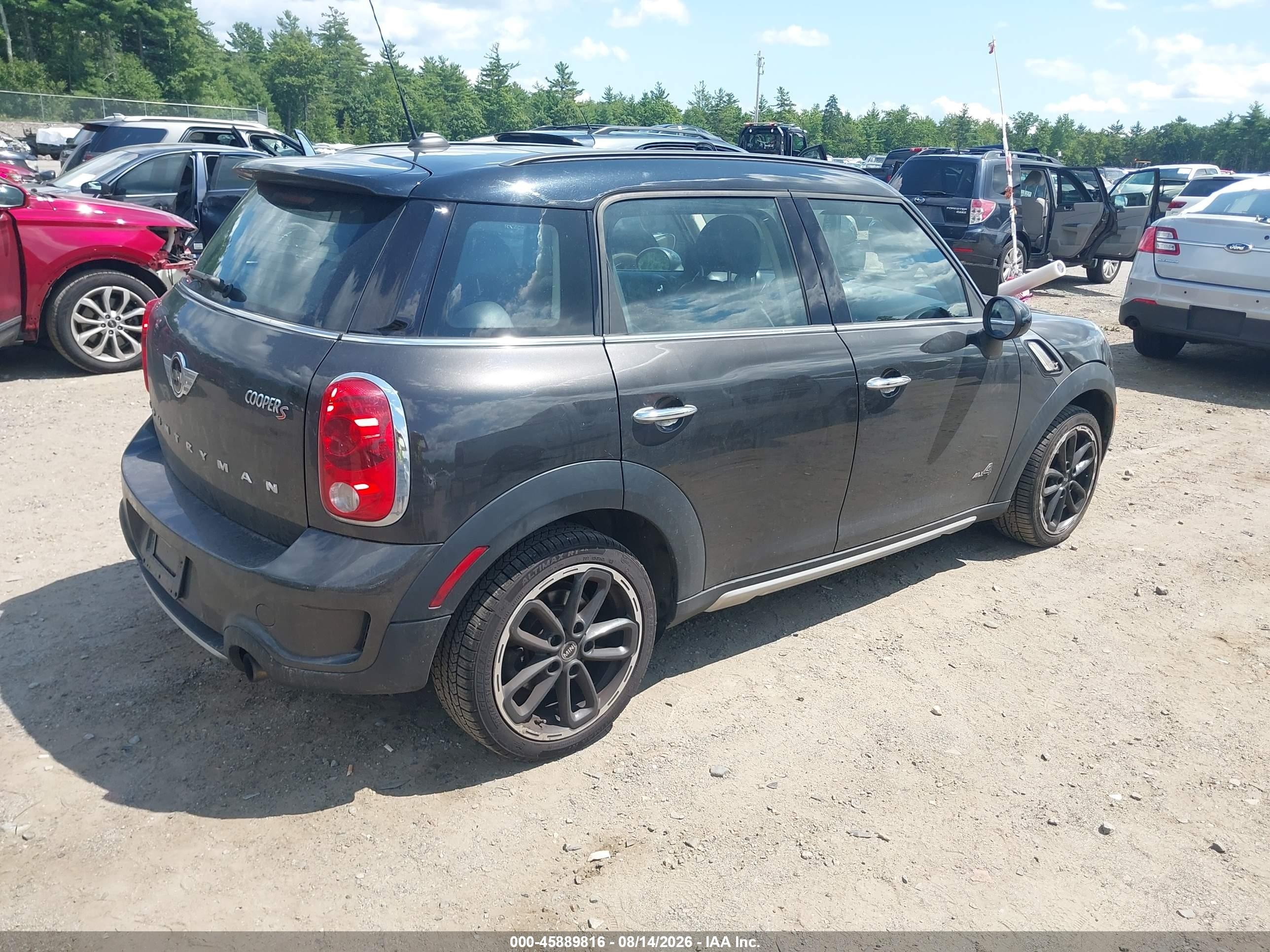 2015 Mini Countryman Cooper S Серый vin: WMWZC5C52FWP43426