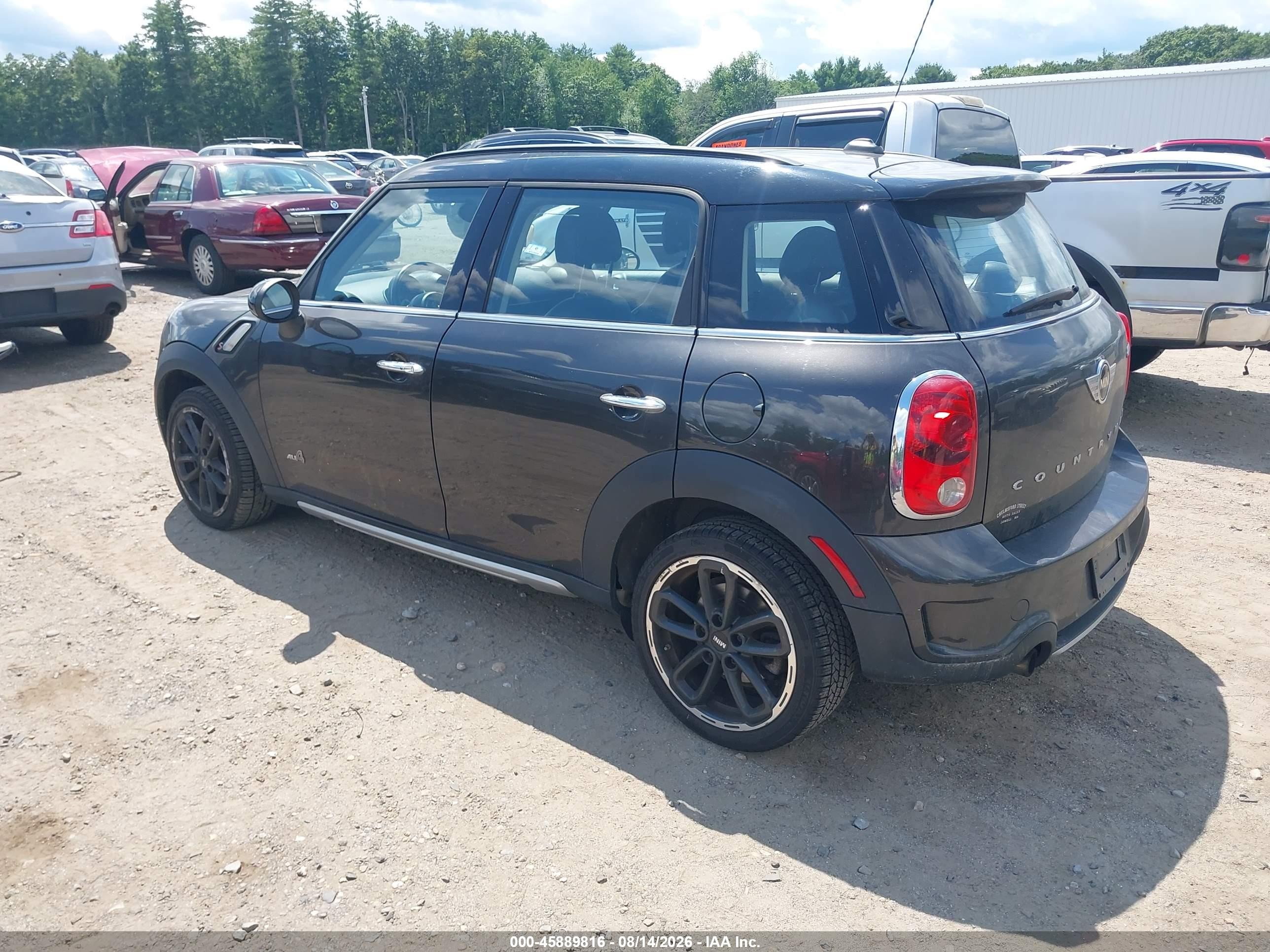 2015 Mini Countryman Cooper S Серый vin: WMWZC5C52FWP43426