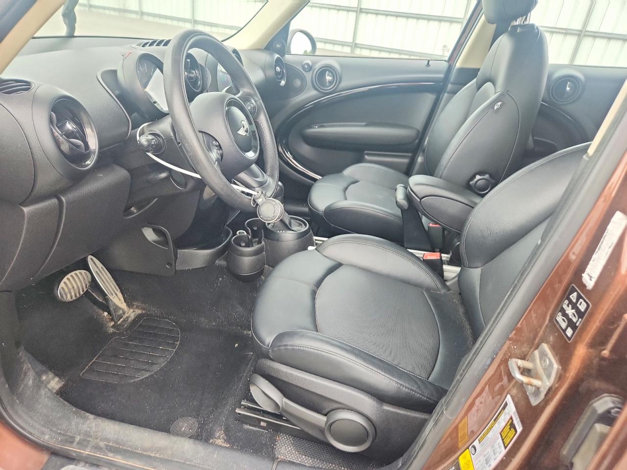 2015 Mini Cooper S Countryman Brown vin: WMWZC5C52FWP47525