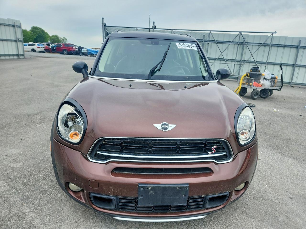 2015 Mini Cooper S Countryman Brown vin: WMWZC5C52FWP47525