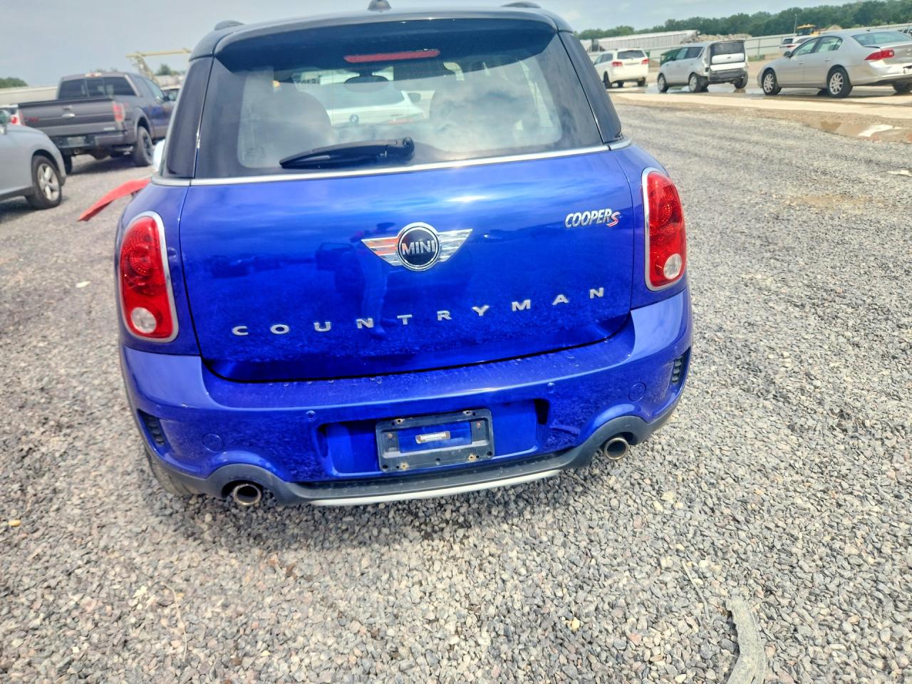 2016 Mini Cooper S Countryman Blue vin: WMWZC5C52GWU01332