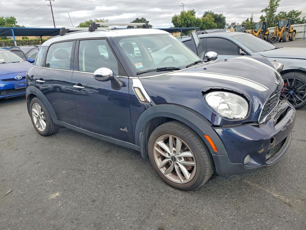 2012 Mini Cooper S Countryman Blue vin: WMWZC5C53CWL59490