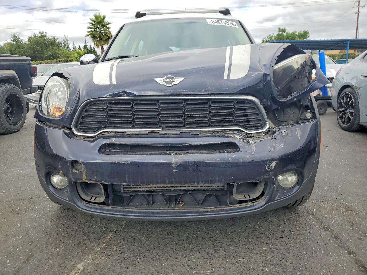 2012 Mini Cooper S Countryman Blue vin: WMWZC5C53CWL59490