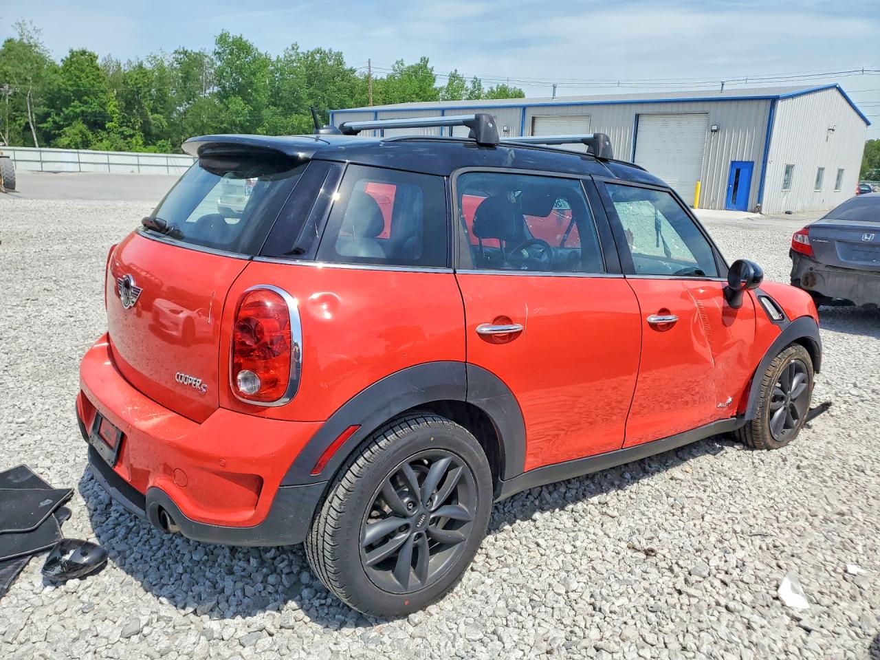2012 Mini Cooper S Countryman Красный vin: WMWZC5C53CWL61174